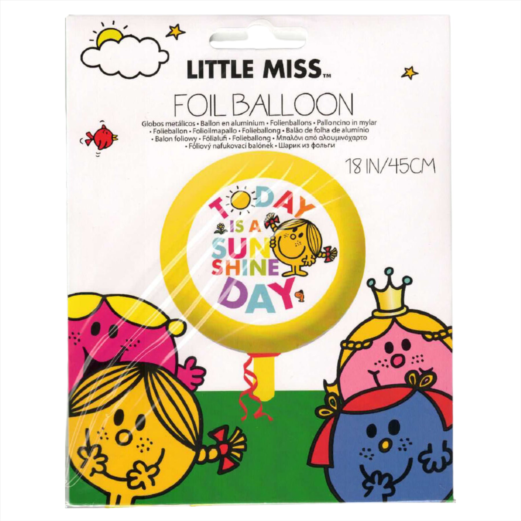 Mr Men Sun Shine Day Foil Party Balloon - Twin Pack - Toptoys2u