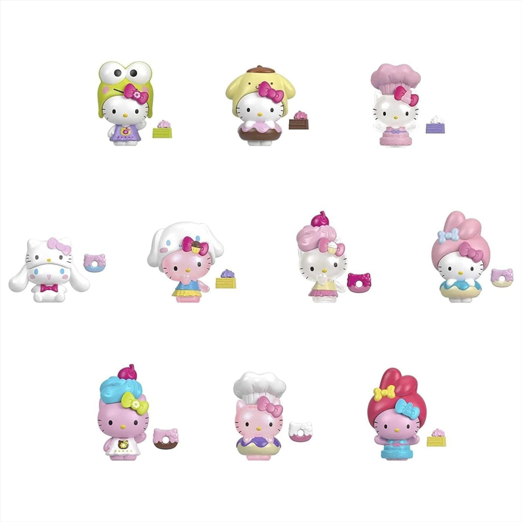 Hello Kitty Double Dippers Collectible Figures Surprise Blind Pack of 3 - Toptoys2u