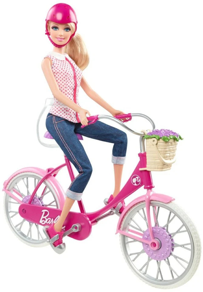 Barbie Let's Go Bike - Barbie Doll Accessory - Toptoys2u