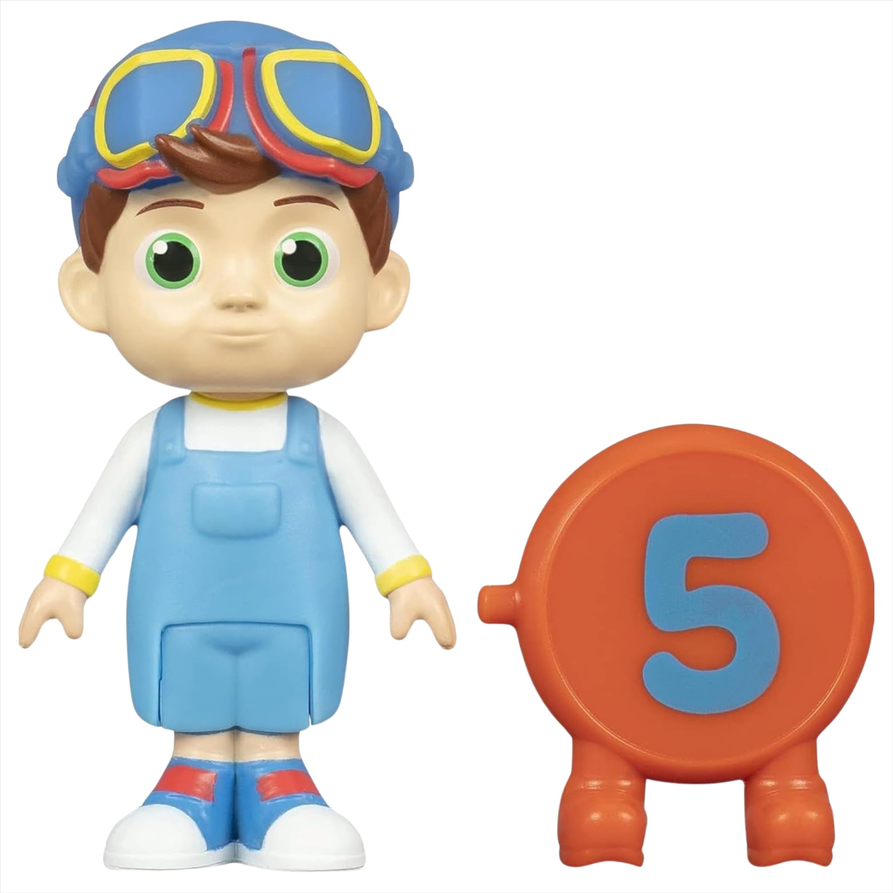 CoComelon Blind Capsule Number Character Articulated Figure Set - Duckie 20cm Plush and 3x Balls - Toptoys2u