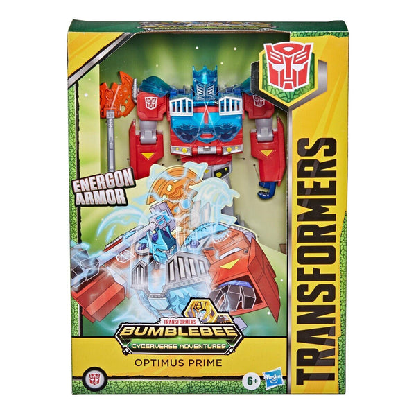Transformers Bumblebee Cyberverse Adventures Optimus Prime Energon Armour Action Figure - Toptoys2u