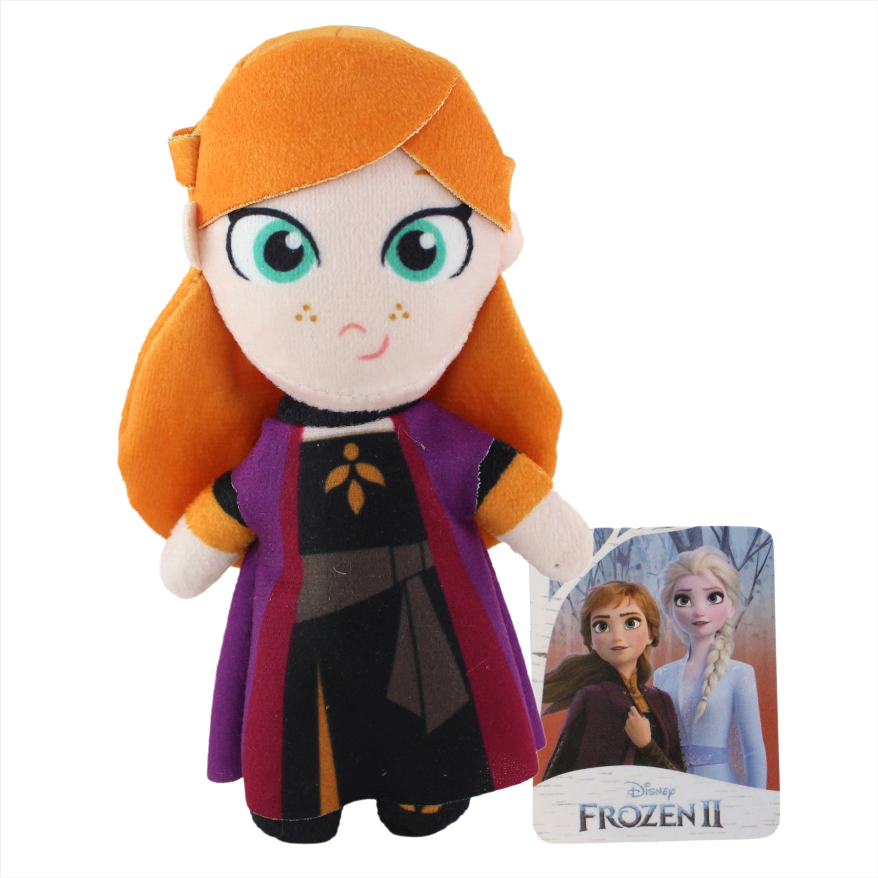 Frozen 2 - 5" Soft Plush Toy - Set Of All 4 - Anna, Elsa, Sven, & Olaf - Toptoys2u