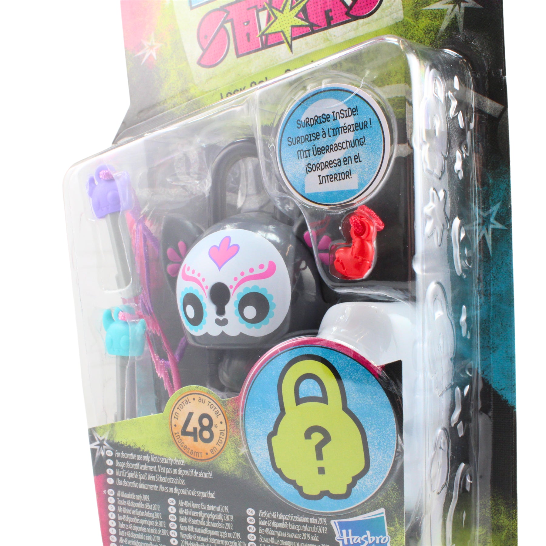 Lock Stars Series 2 Sugar Skull Cat Collectible Miniature 7cm Toy Figure Lock-On Clip with Accessories - Toptoys2u