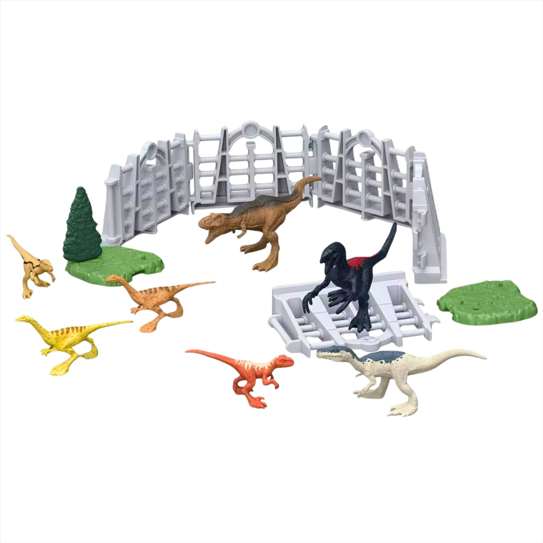 Jurassic World Dominion Minis - 15-Piece Miniature Dinosaur Toy Figure Playset - Toptoys2u