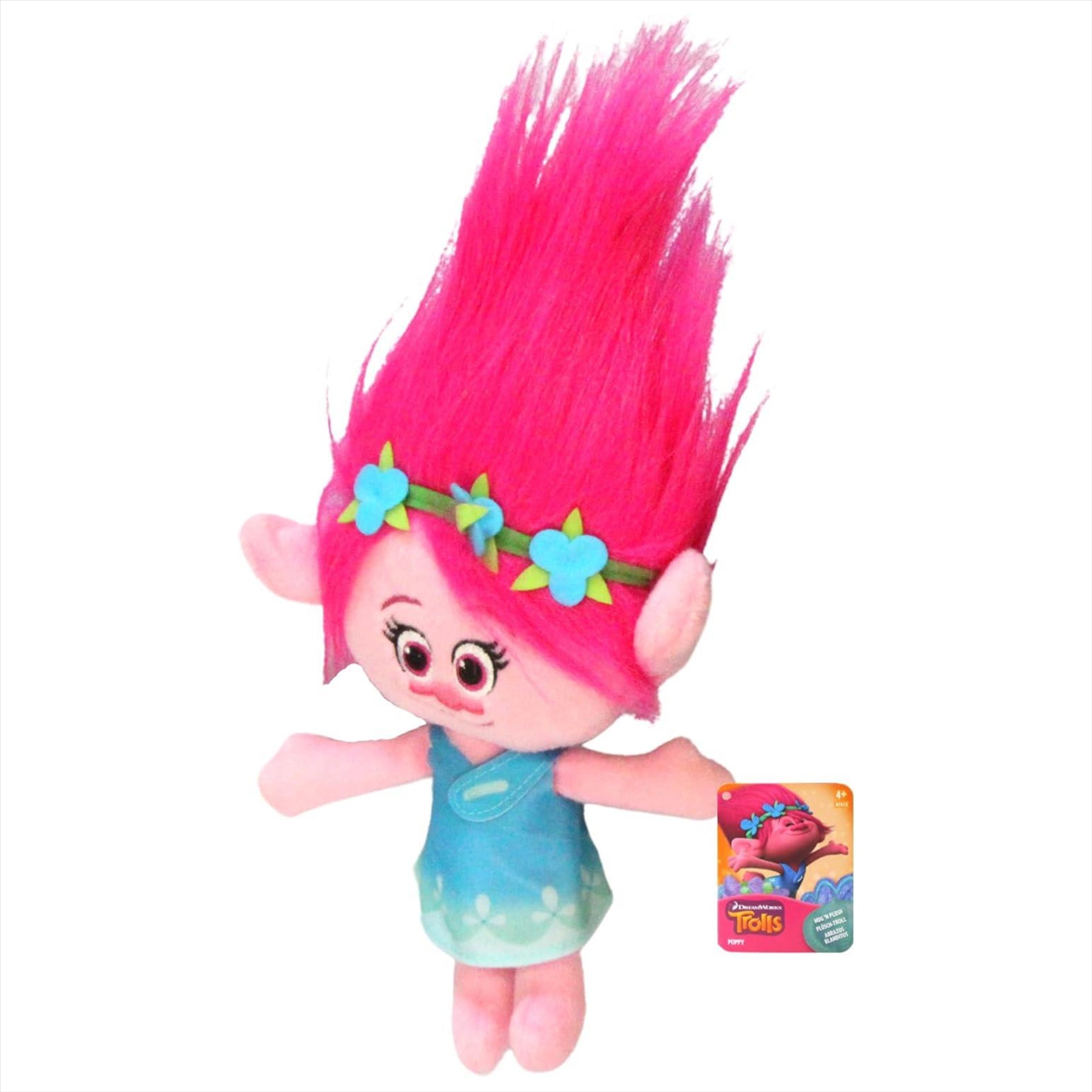 Dreamworks Trolls Soft Plush Toy 11" 28cm - Poppy - Toptoys2u