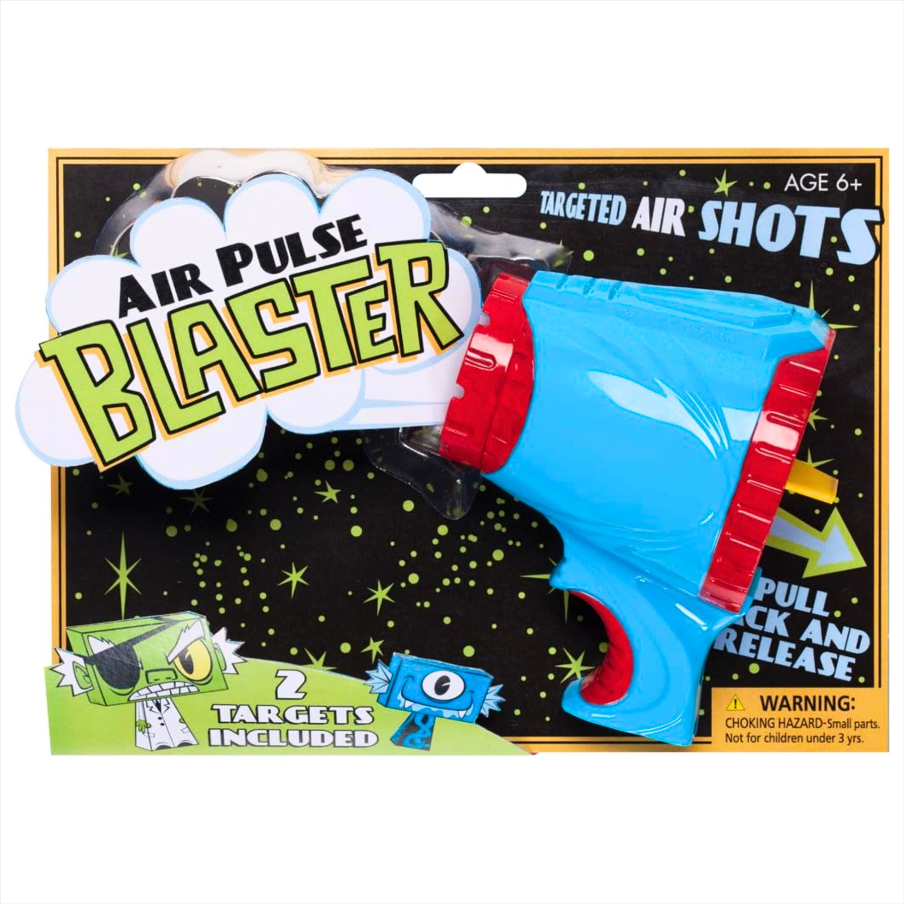 Cheatwell Games Air Pulse Blaster Toy Gun with 2 Targets - Toptoys2u