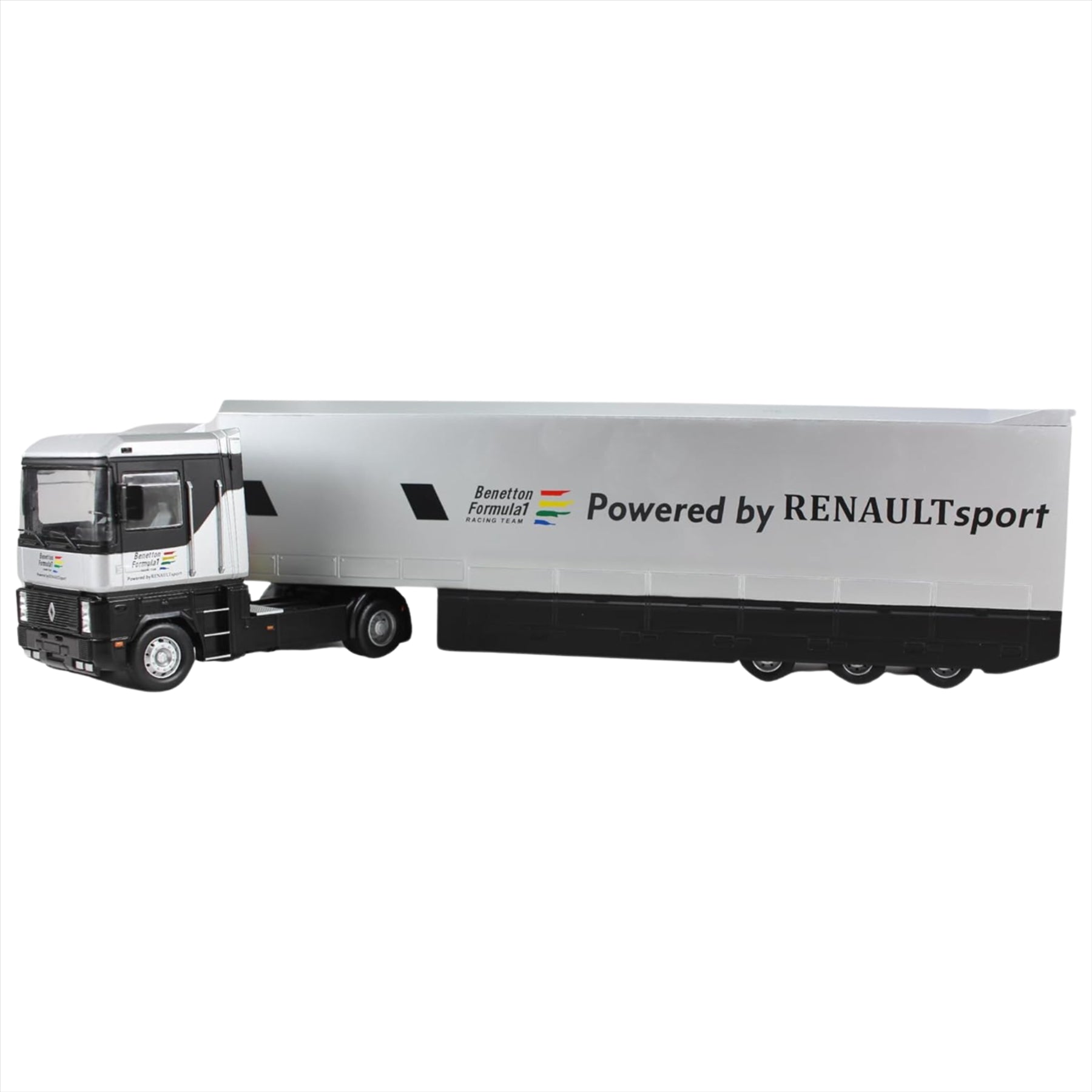 F1 Formula 1 - Centauria 1:43 Scale Large Diecast Articulated HGV Lorry & Trailer - Renault Magnum Official Team Transport - 37cm in Length - Toptoys2u