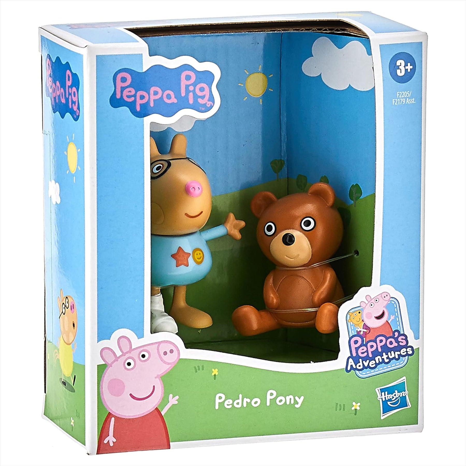 Peppa Pig - Peppa's Adventures Pedro Pony Figure With Bear - Toptoys2u