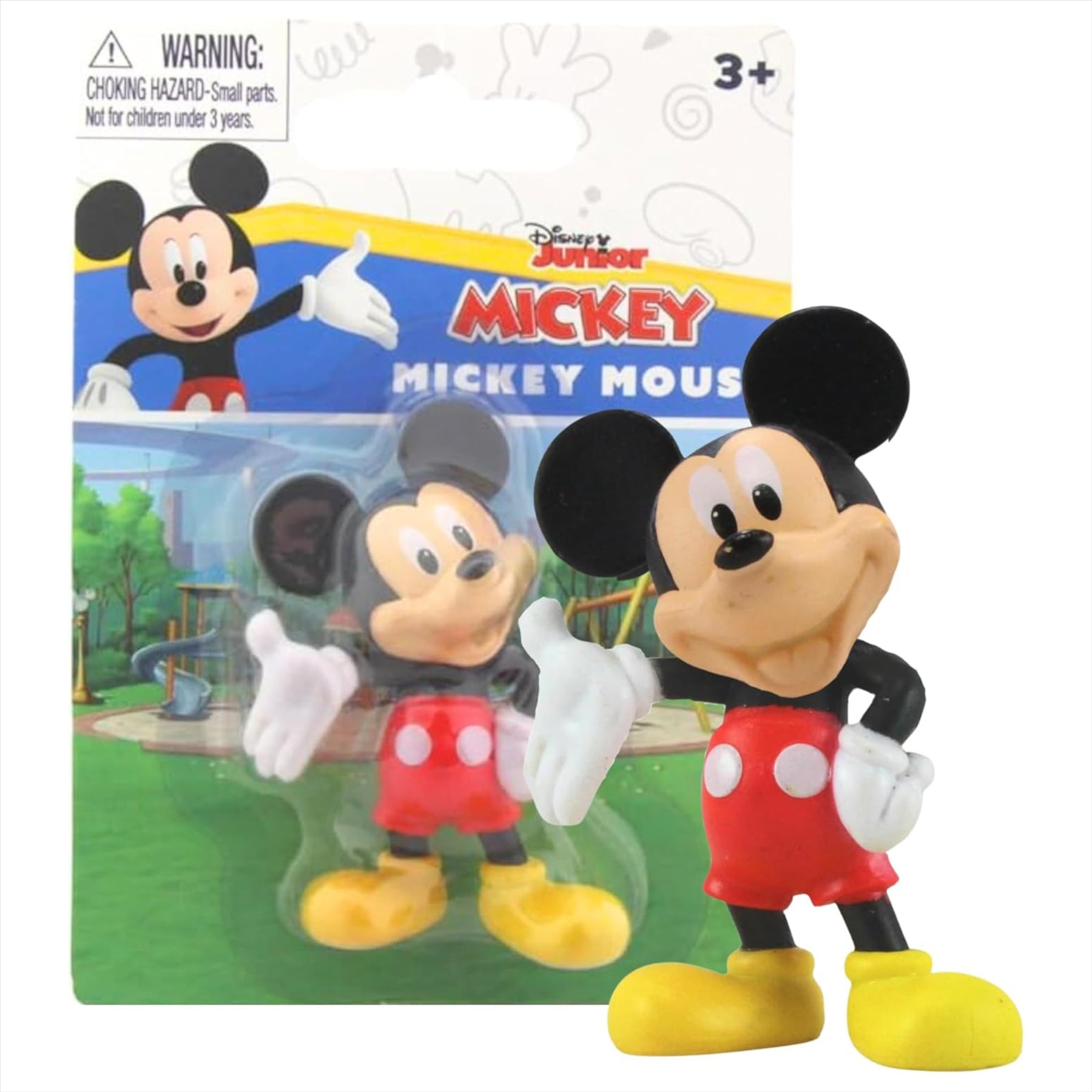 Disney Mickey Mouse, Pluto, and Donald Duck 6cm Collectible Miniature Figures Perfect as Cake Toppers - Pack of 4 - Toptoys2u