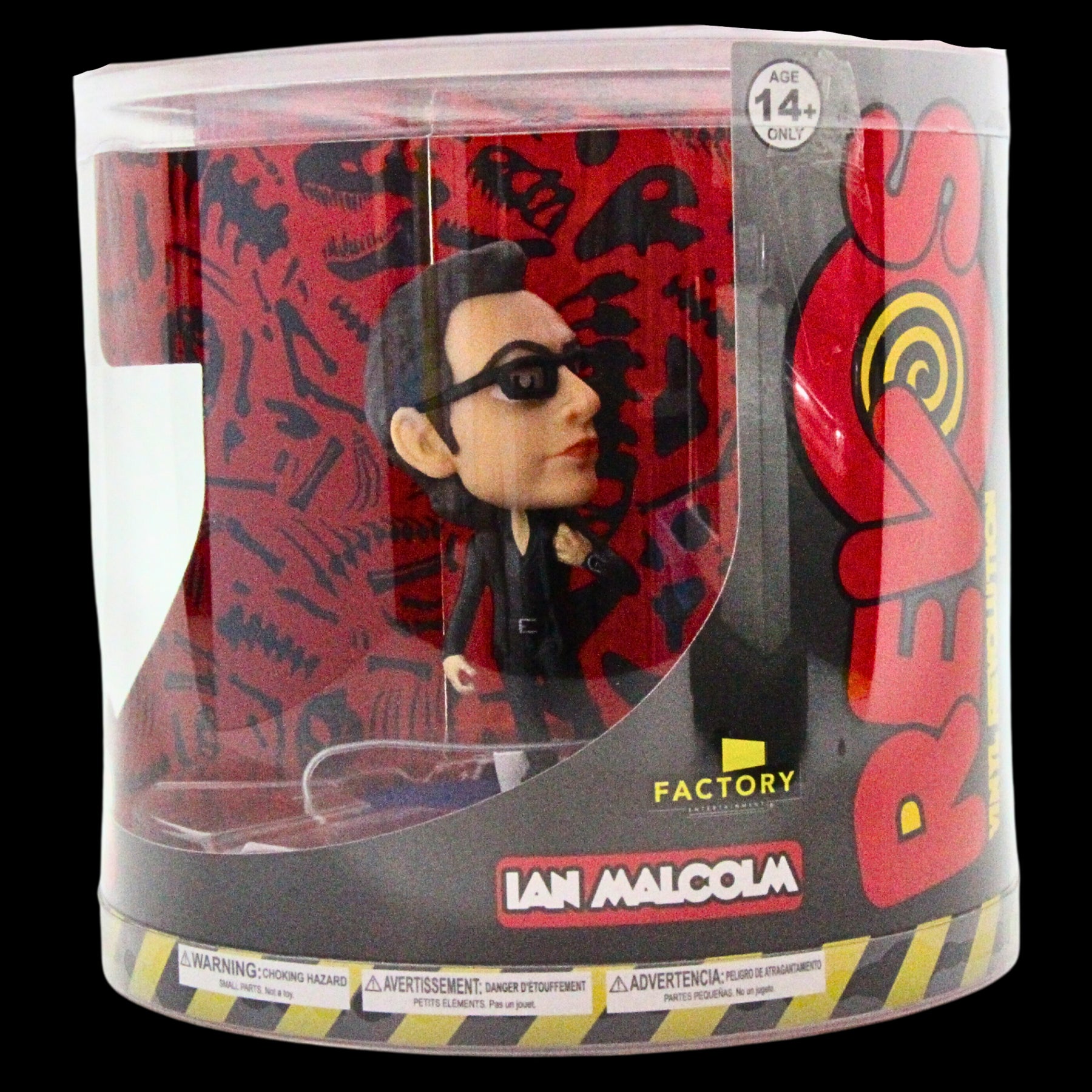 Jurassic Park Revos 4" 10cm Vinyl Collectable Figures - Alan Grant, Ian Malcolm and Raptor - Toptoys2u