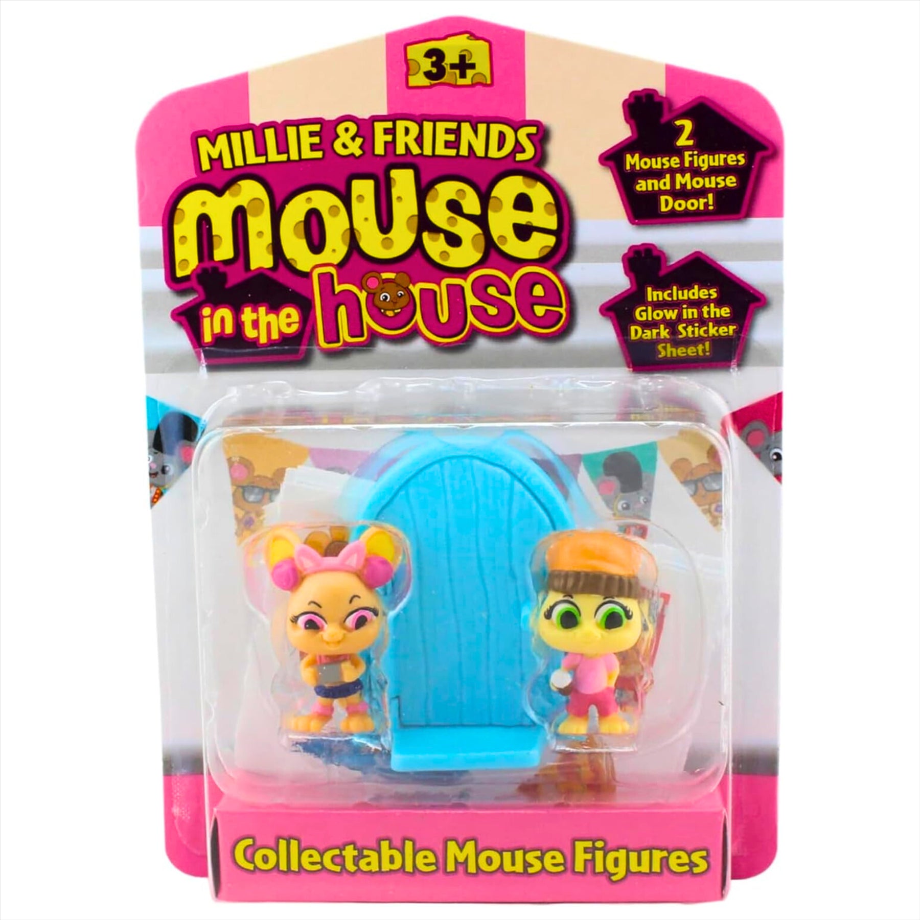 Millie and Friends Mouse in the House Mega Bundle - Red Apple School Playset, Slice 'O' Pie Pizzeria Playset, and 5x Collectable Mouse Figure Packs - Toptoys2u