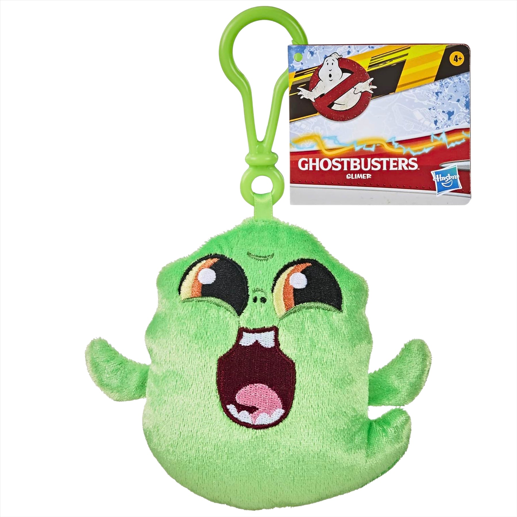 Ghostbusters Paranormal Plushies Slimer Super Soft 11cm Gift Quality Plush Toy Bagclip - Toptoys2u