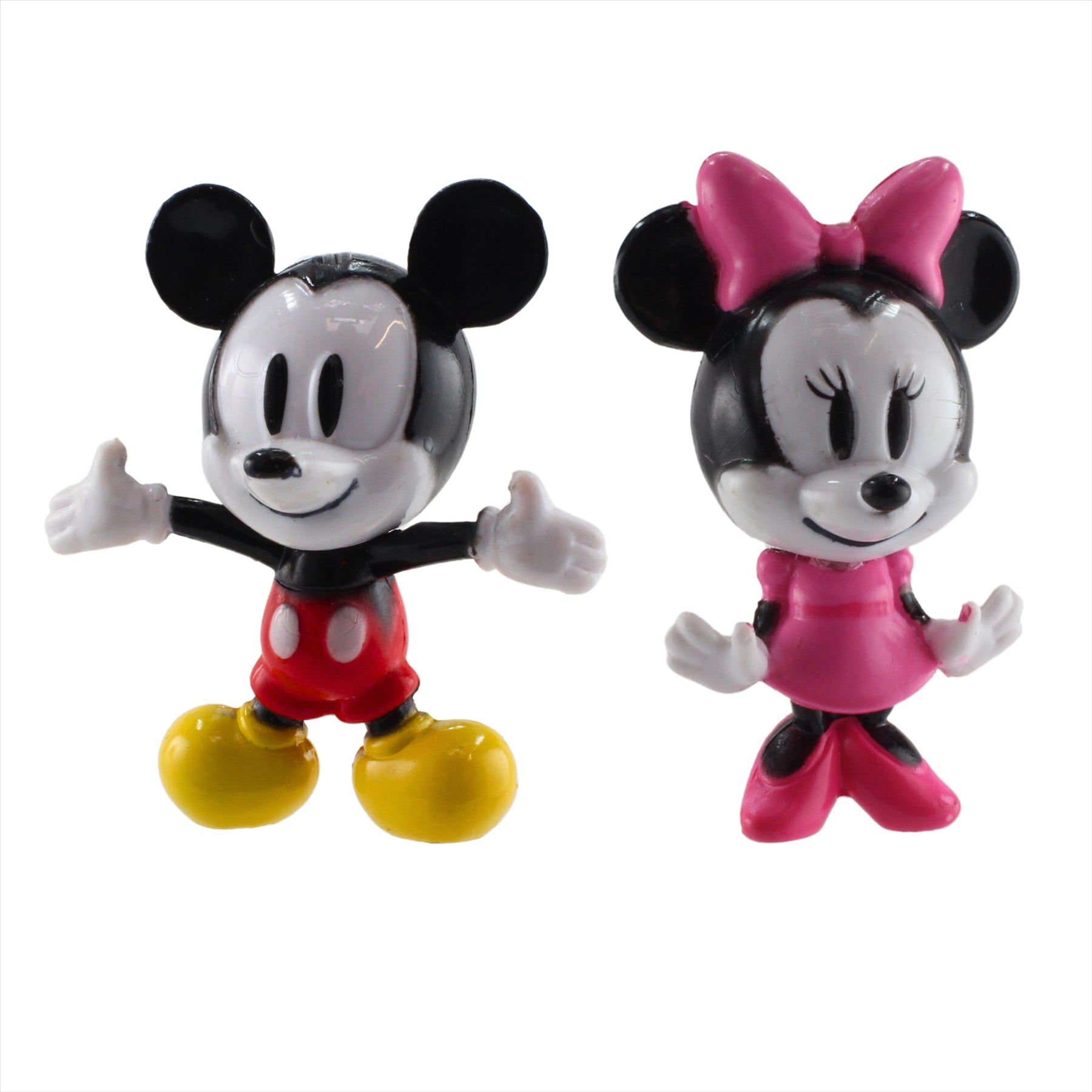 Disney Mickey and Minnie Mouse Toy Miniature Figure Parachuters - Twin Pack - Toptoys2u