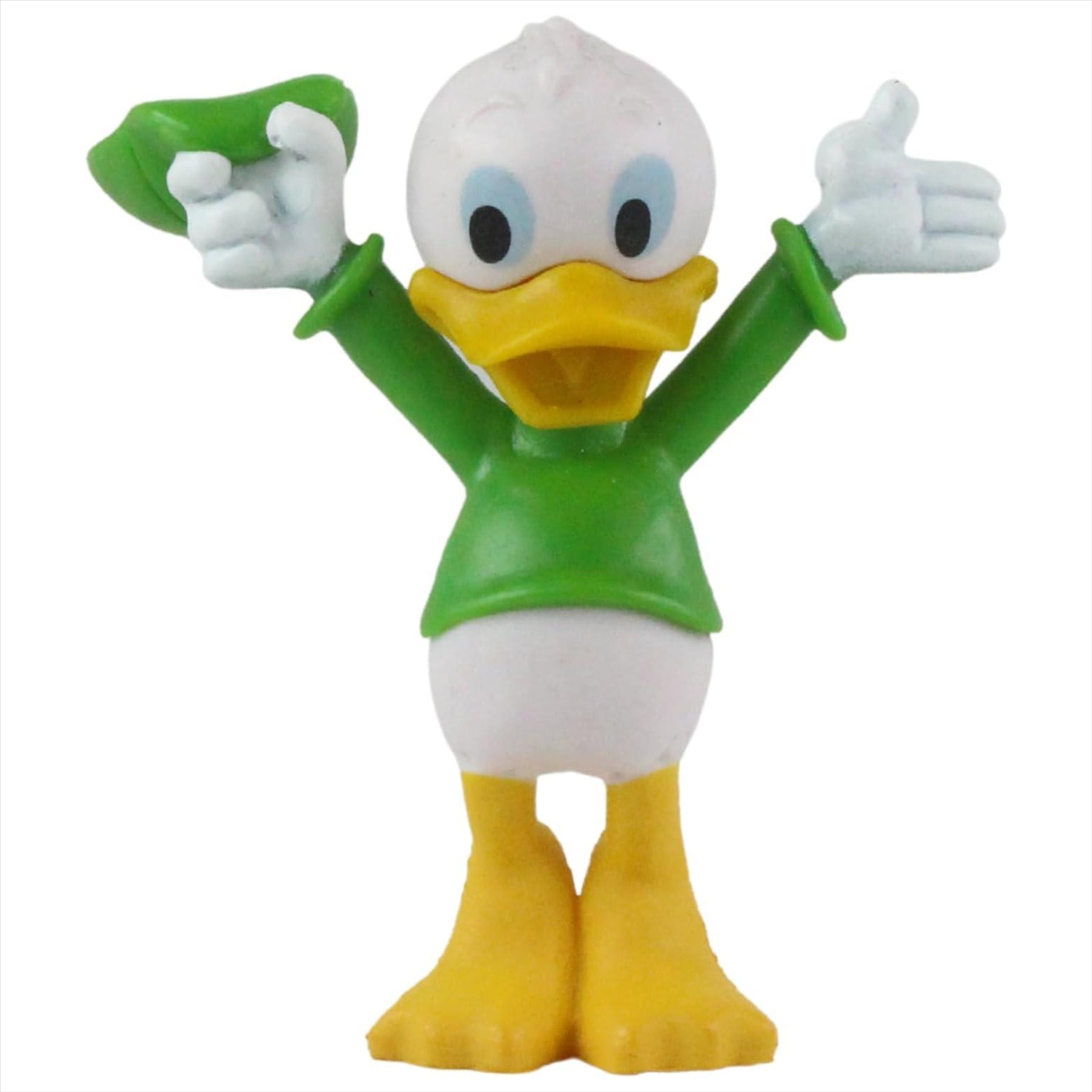 Mickey Mouse and Friends 3D Figures - Perfect Cake Toppers - 2" 5cm Huey, Dewey, Louie Mickey & 2.5" 6cm Scrooge McDuck - 5 Pack - Toptoys2u