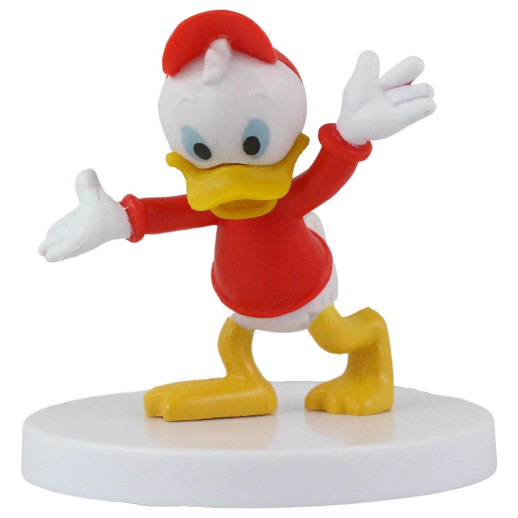 Mickey Mouse and Friends 3D Figures - Perfect Cake Toppers - 2" 5cm Huey, Dewey, Louie Mickey & 2.5" 6cm Scrooge McDuck - 5 Pack - Toptoys2u