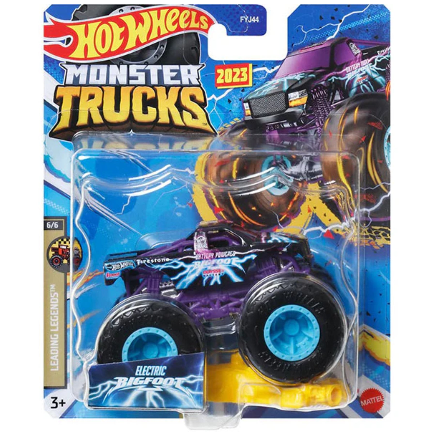 Hot Wheels Monster Trucks Electric Bigfoot 1:64 Scale Diecast Model Car - Toptoys2u