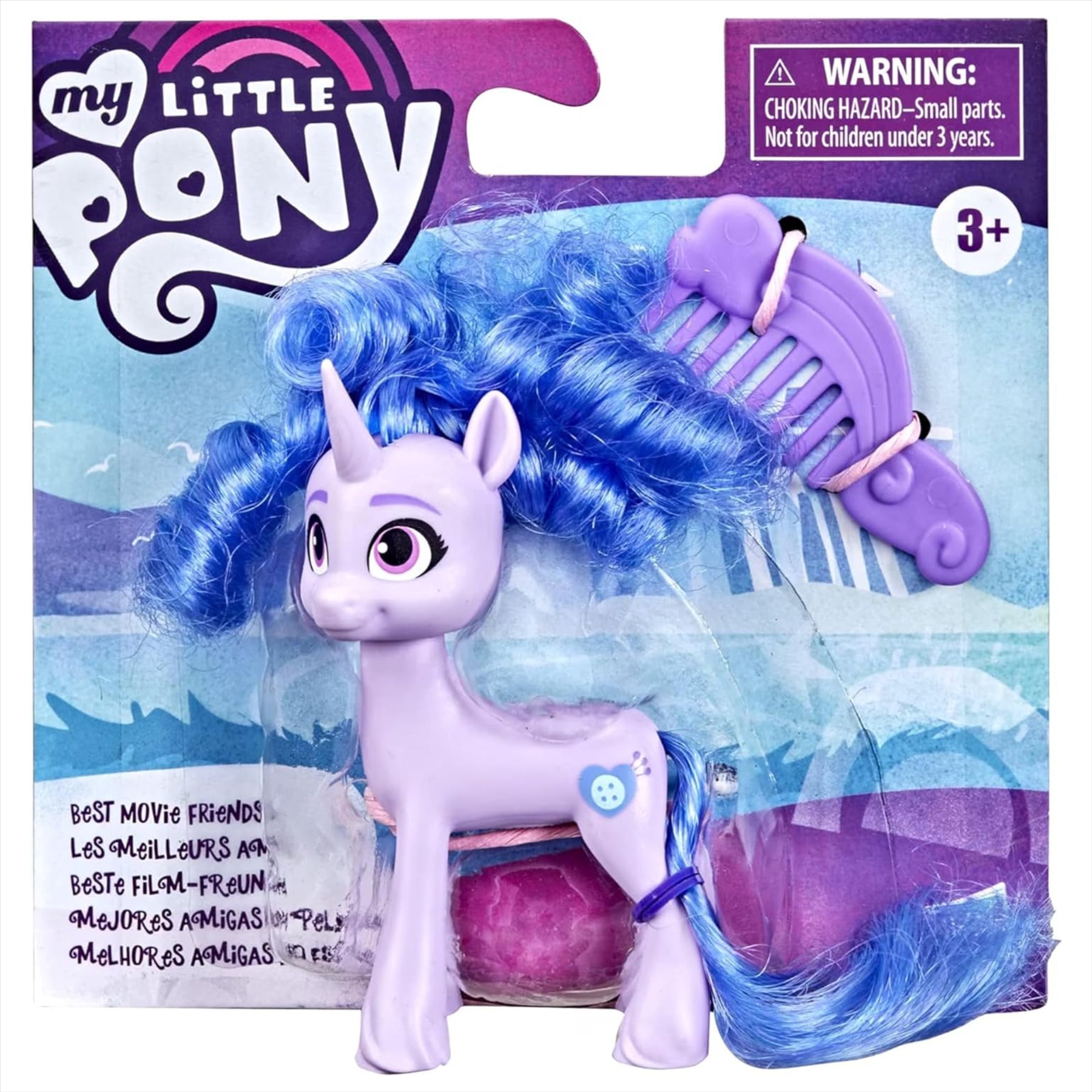 My Little Pony Best Movie Friends - Izzy Moonbow Poseable Articulated Figure with Accessories - Toptoys2u