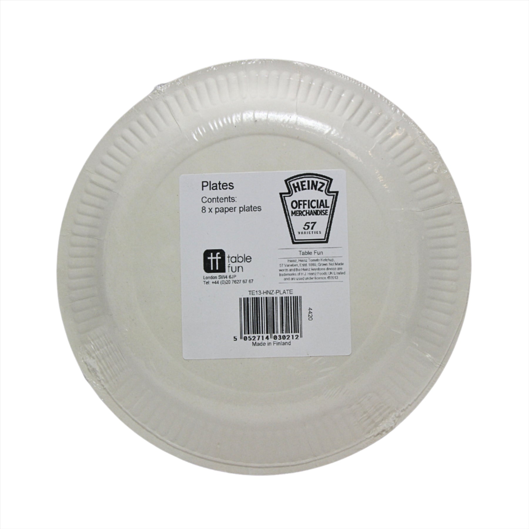 Official Heinz Paper Plates Set of 8 - Toptoys2u