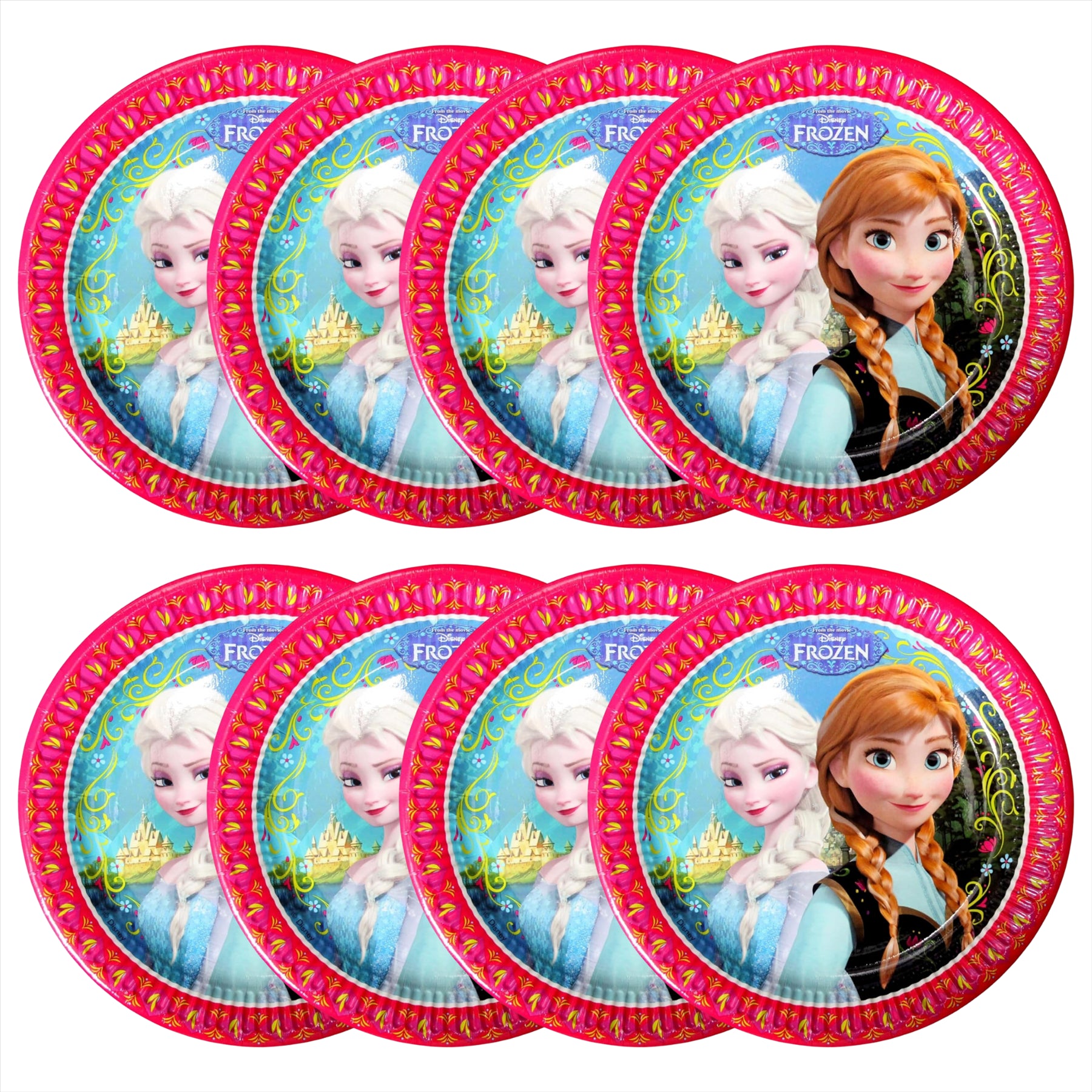 Disney Frozen Partyware Set - 96 Plates - Toptoys2u