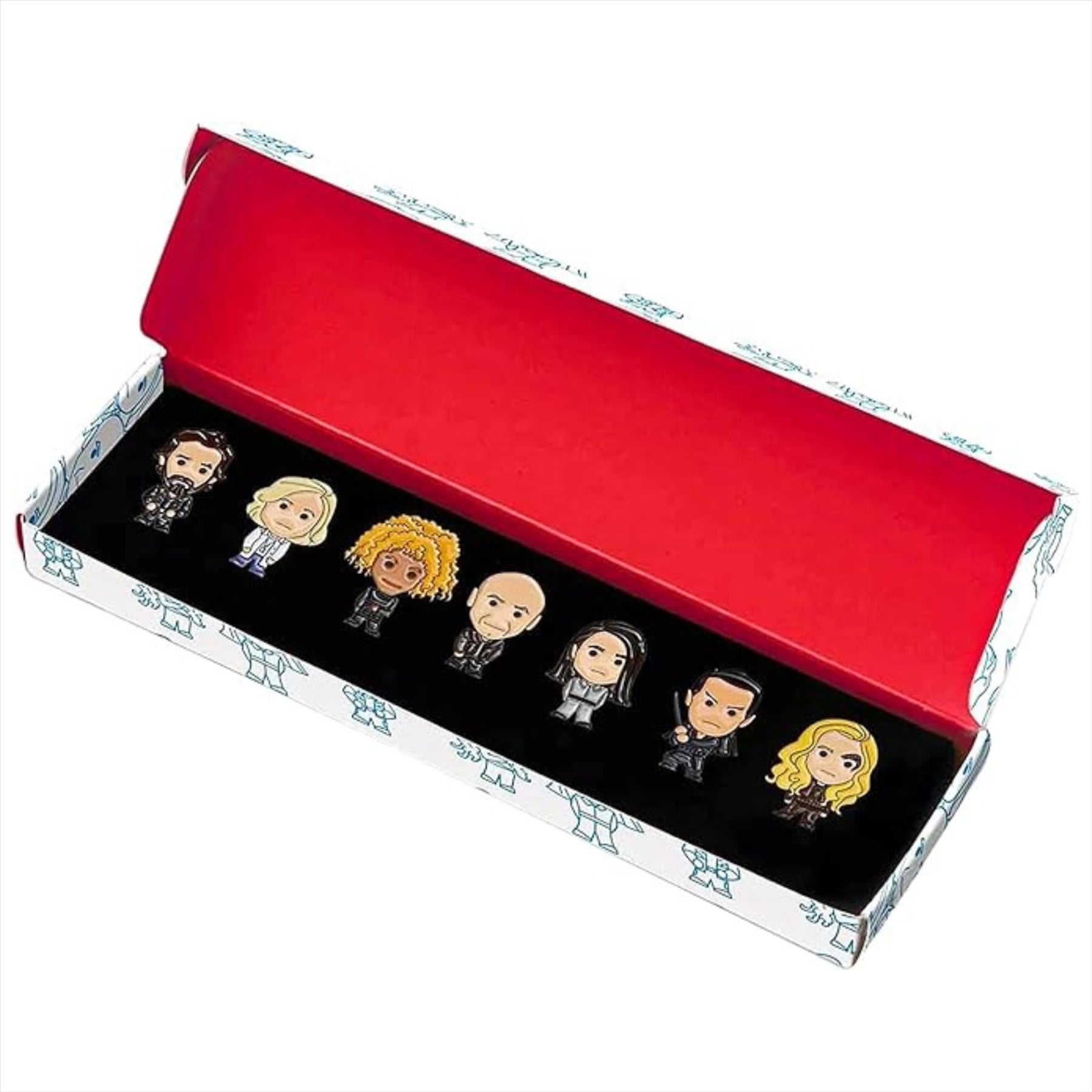 Star Trek The Next Generation Hero Collection Chibi Pin Badges - Box Set of 7 Pins - Toptoys2u