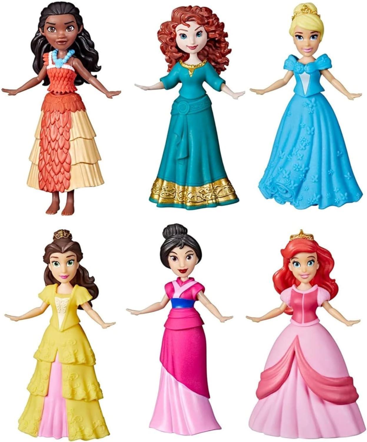 Disney Princess Secret Styles Series 5 Blind Box 3.5" 9cm Figures - Pack of 5 - Toptoys2u
