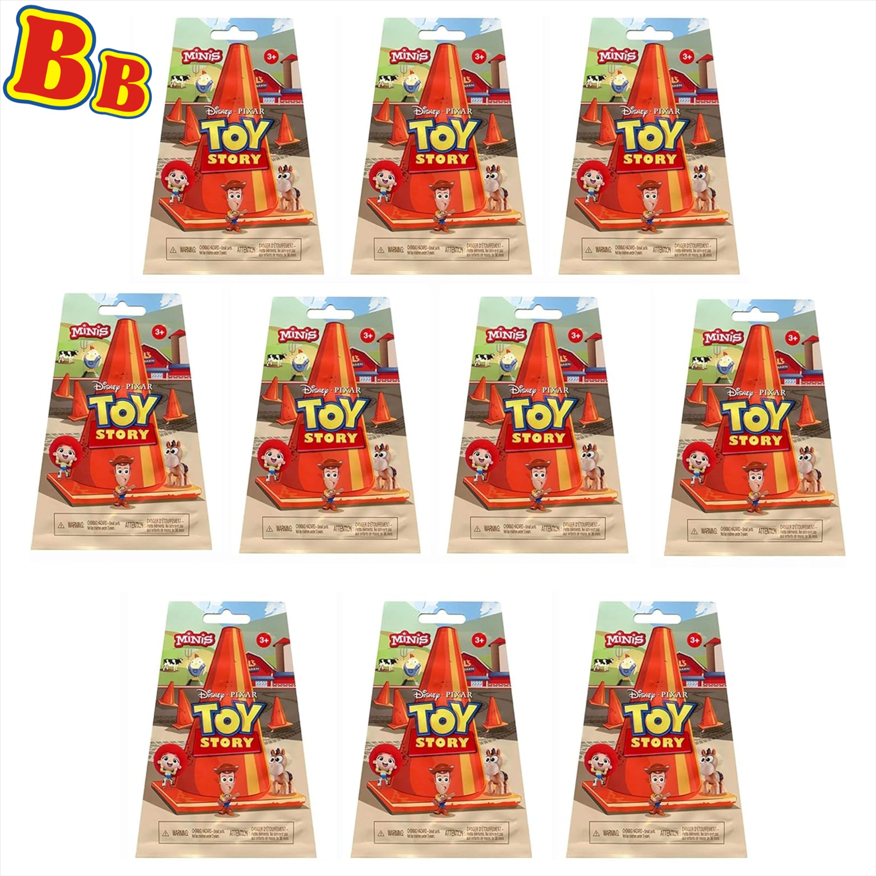Toy Story Al's Toy Barn Blind Bag Party Favours Miniature Figures - Pack of 10 - Toptoys2u