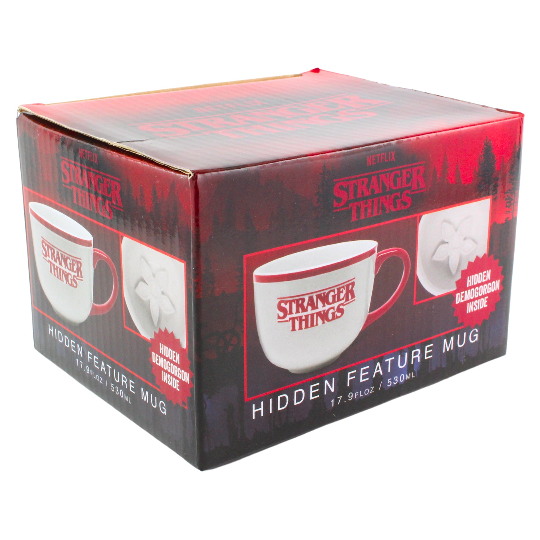 Stranger Things 530ml Coffee Mug with Hidden Demogorgon Feature - Toptoys2u