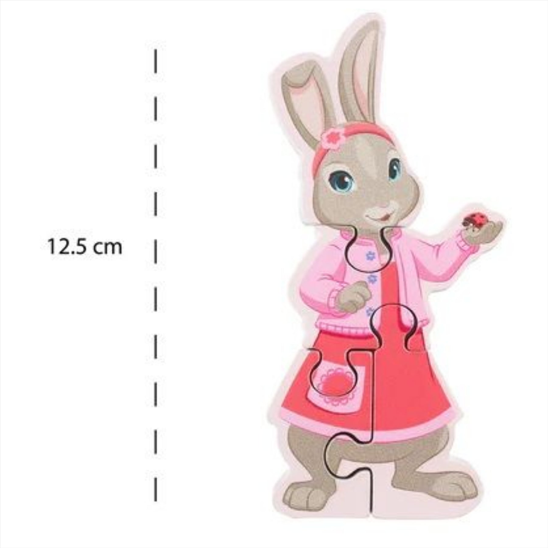 Peter Rabbit Children's 13cm Wooden Lily Bobtail Educational Jigsaw Puzzle - Toptoys2u