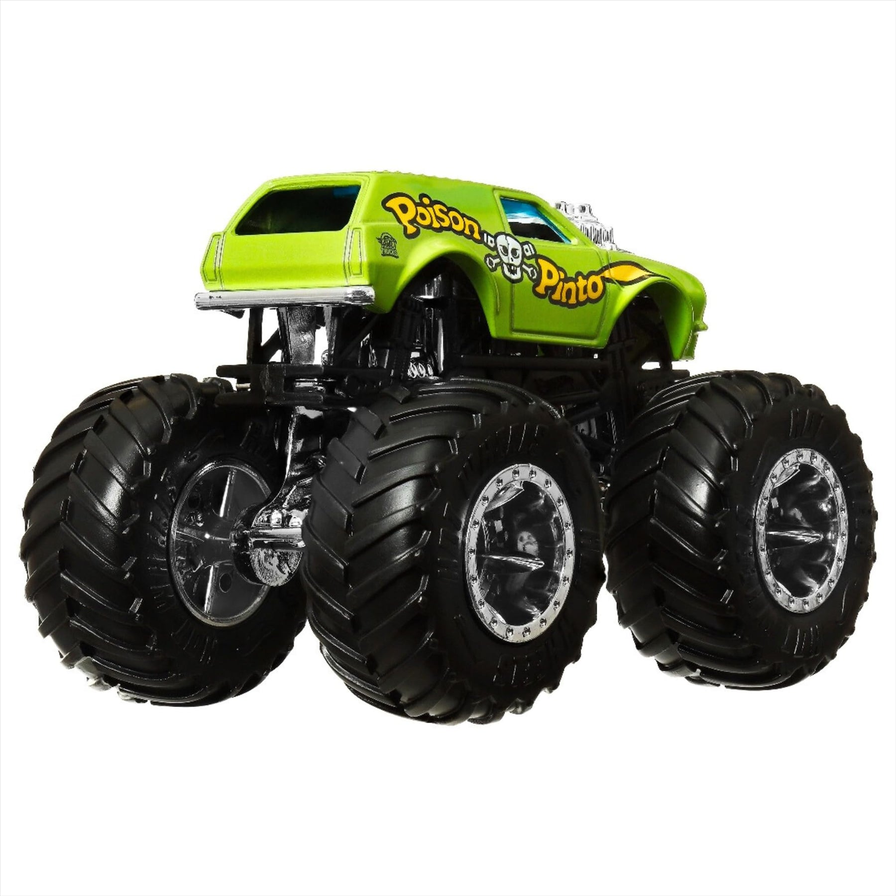 Hot Wheels Monster Trucks Crash Legends 4/6 Poison Pinto Collectible Toy 1:64 Scale Diecast Model Vehicle - HTM31 - Toptoys2u