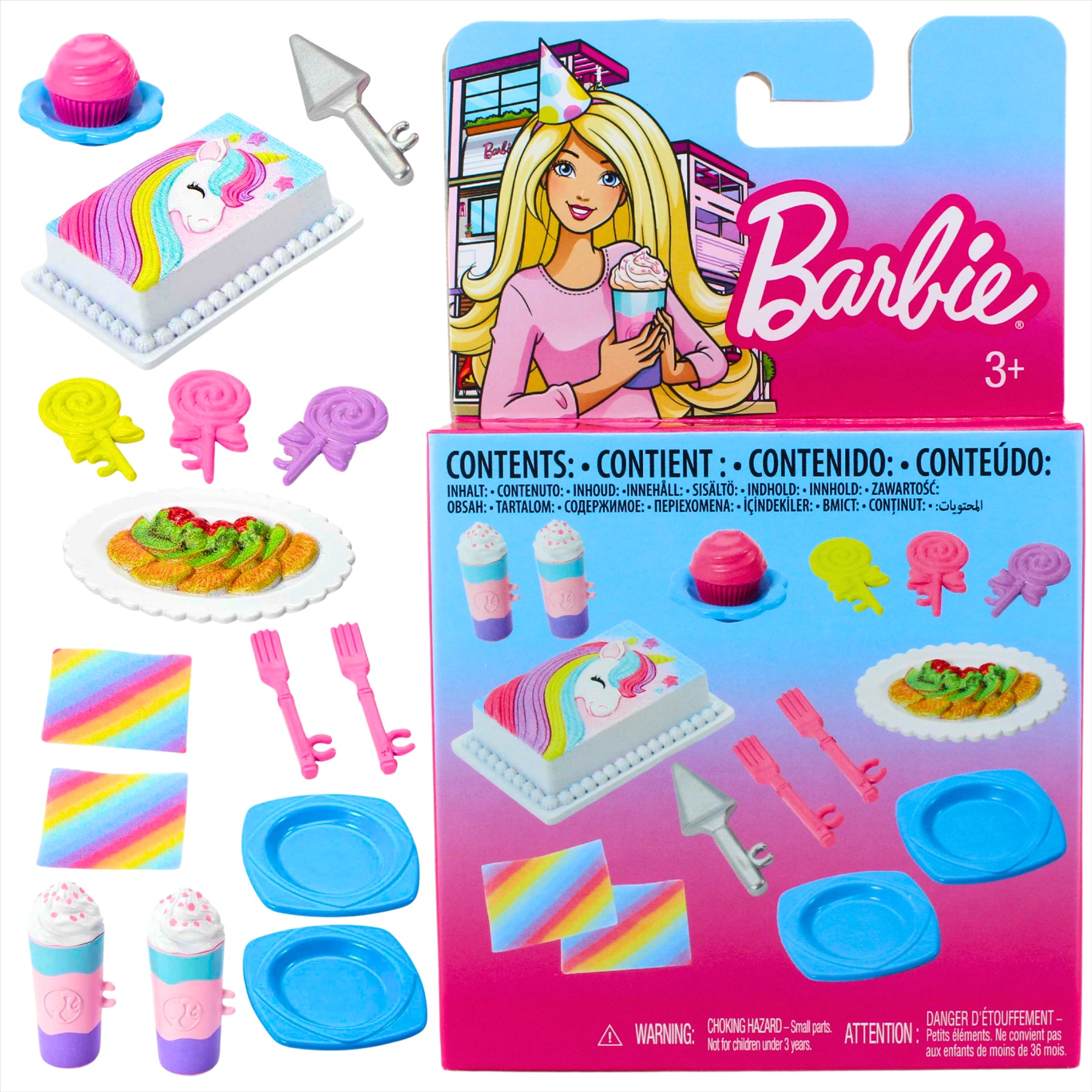 Barbie Ultimate Collectors Playset and Accessory Set - 6 Piece Set Including Functional Foosball Table and Barbie Corvette - Toptoys2u