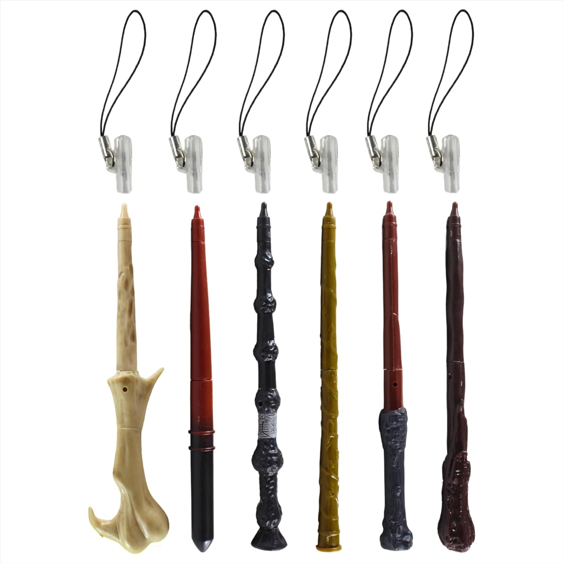 Harry Potter and the Deathly Hallows - All 6 Touch Pen Wands - Toptoys2u