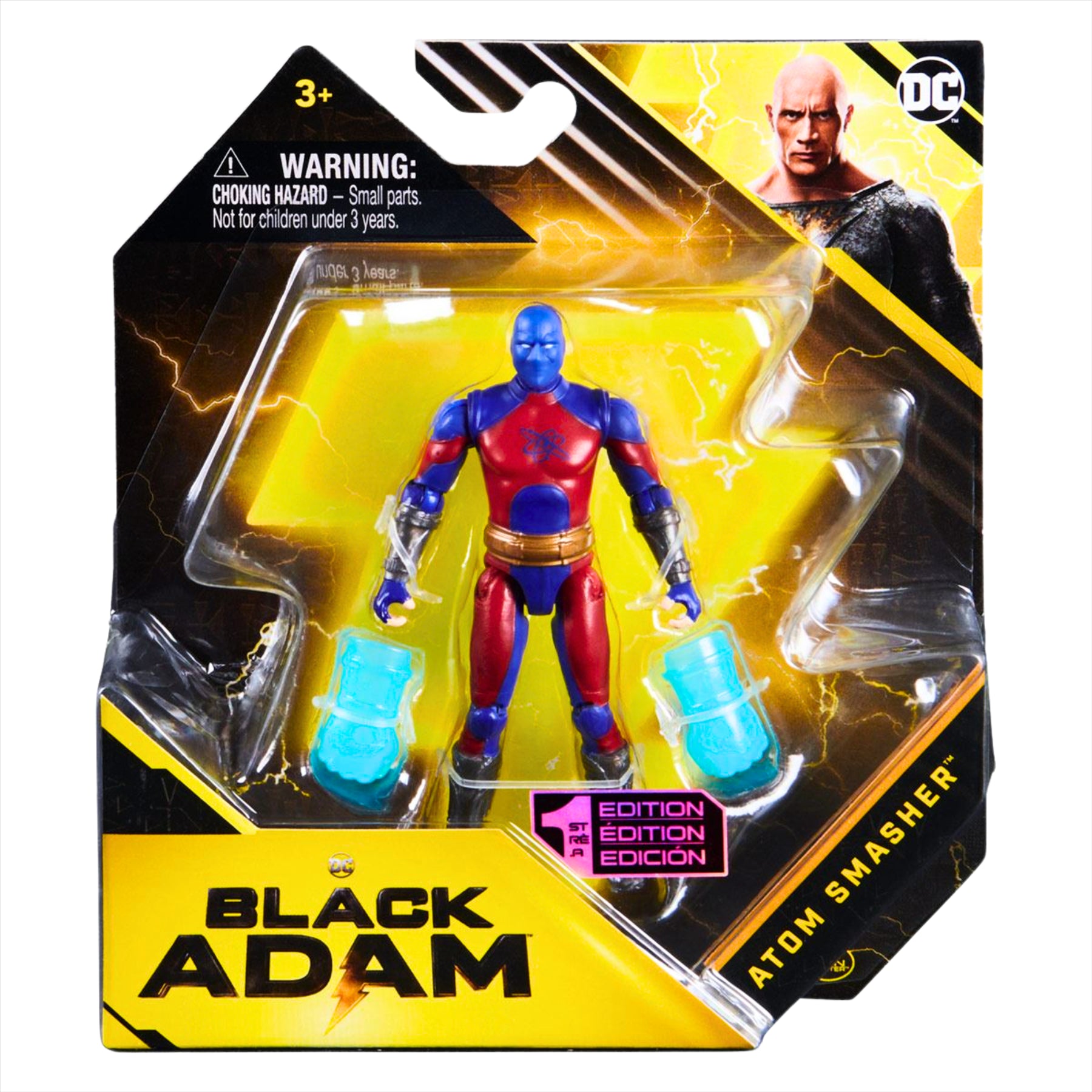 DC Comics Black Adam Movie Collectible Atom Smasher 10cm Articulated Action Figure with Accessories - Toptoys2u
