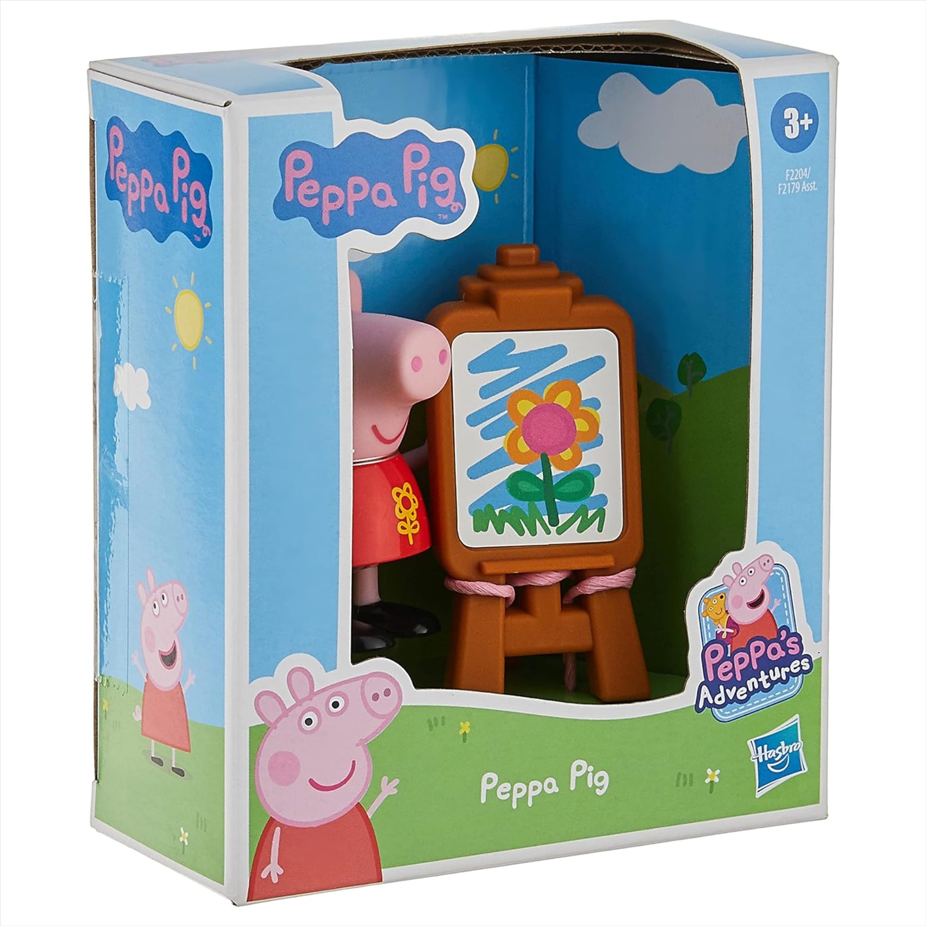Peppa Pig - Peppa's Adventures Peppa Pig Figure With Canvas Accessory - Toptoys2u