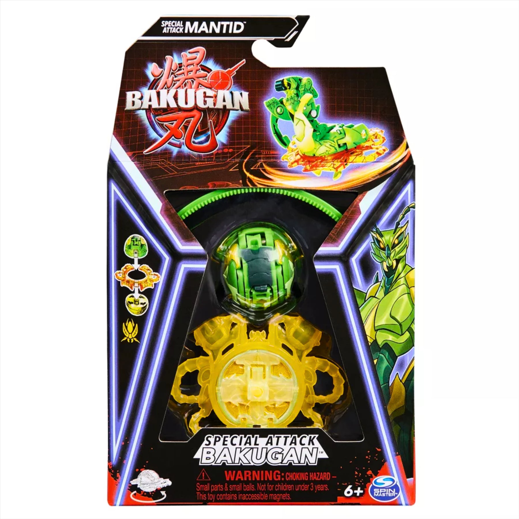 Bakugan Special Attack Mantid Collectible Transforming Interactive Battle Figure Toy - Toptoys2u