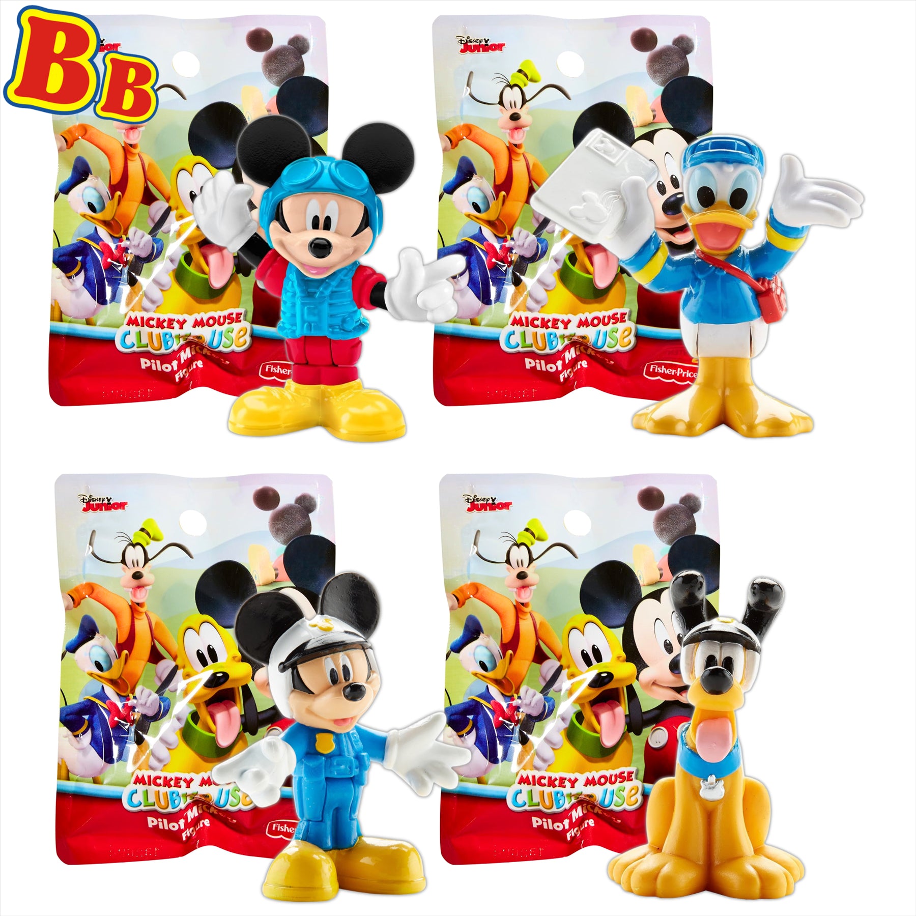 Mickey Mouse Clubhouse Miniature Figures - Pack of 4 - Toptoys2u
