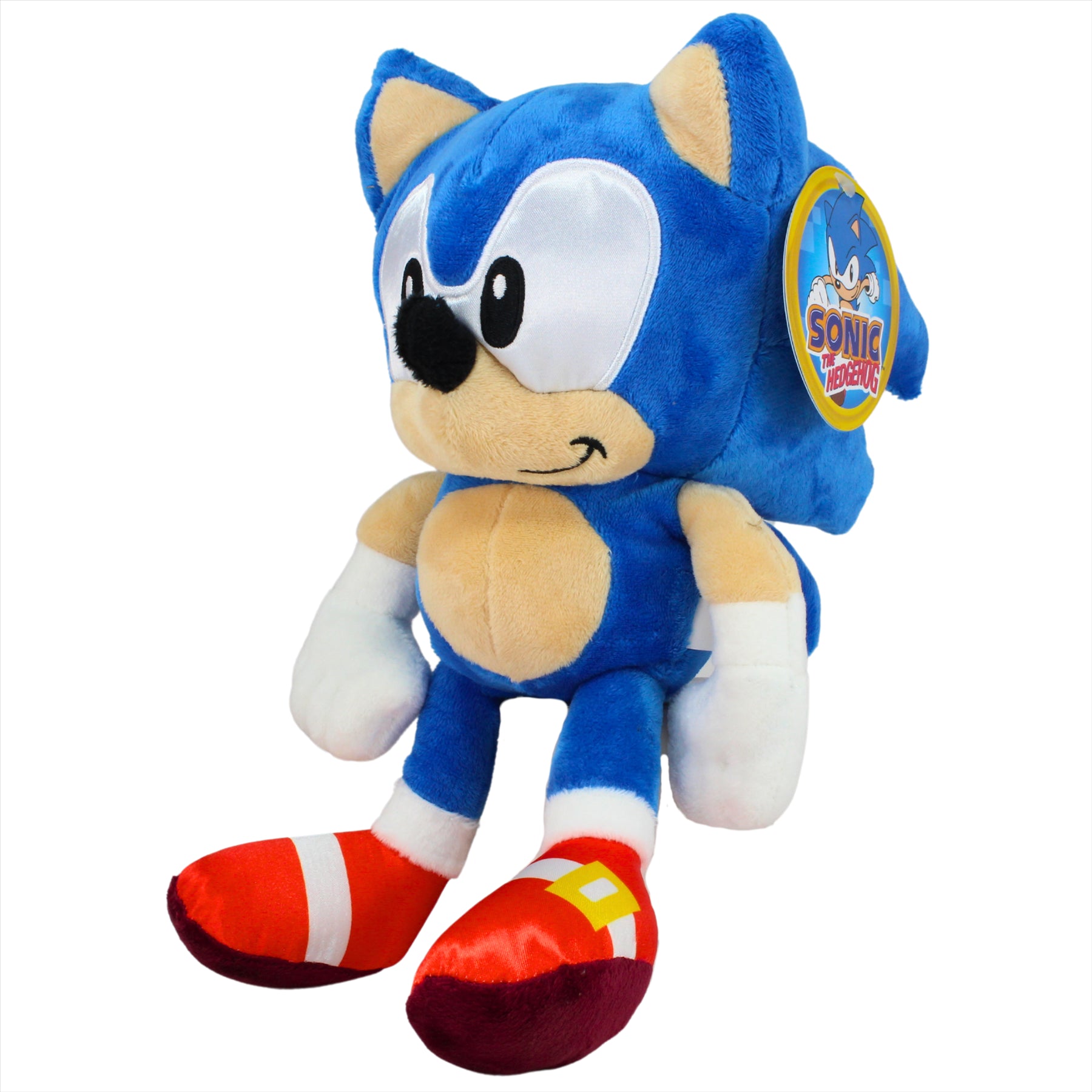 Sonic the Hedgehog Super Soft Sonic 30cm Gift Quality Plush Toy Figure - Toptoys2u