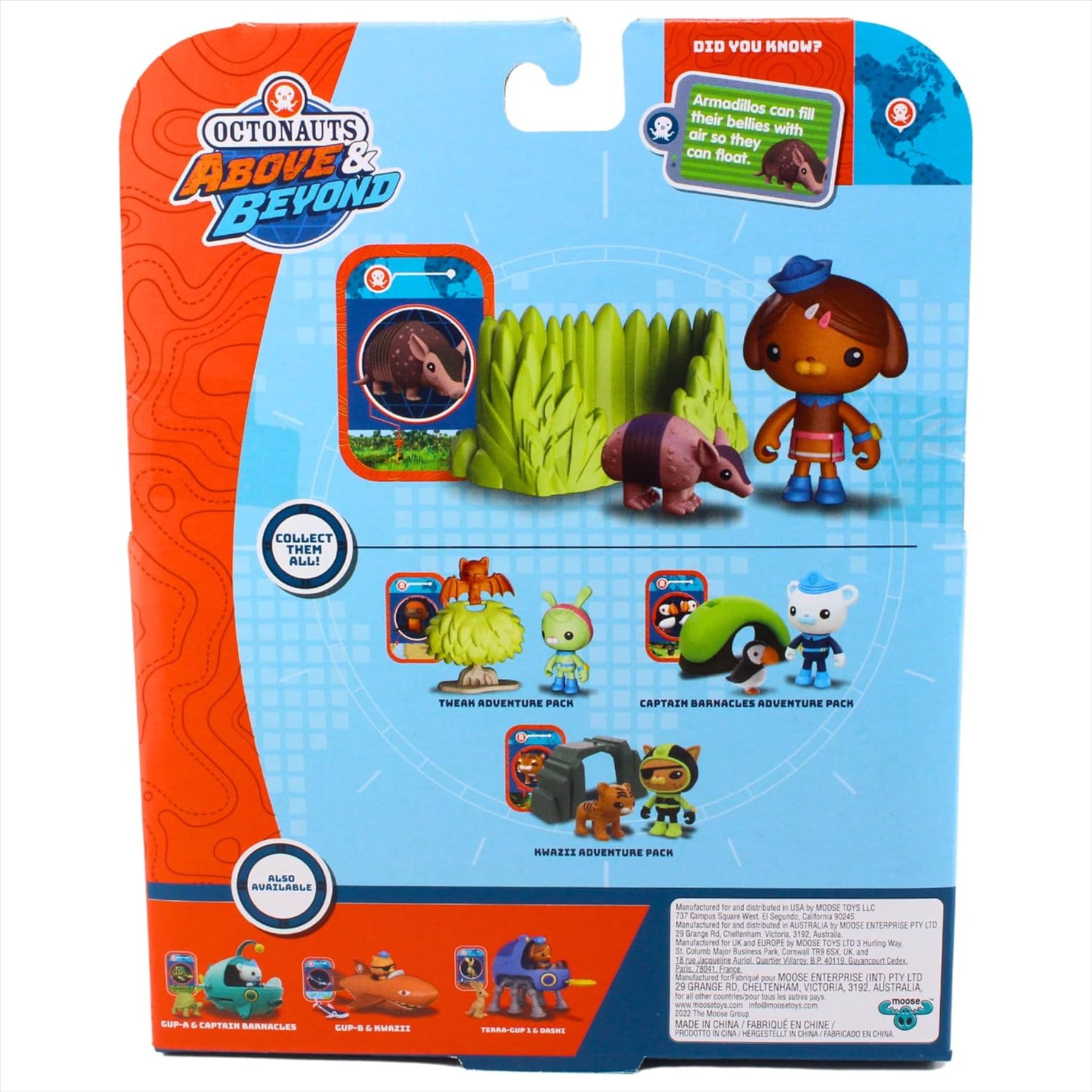 Octonauts Above and Beyond Dashi Adventure Pack 7cm Toy Figure Playset with Accessories - Toptoys2u