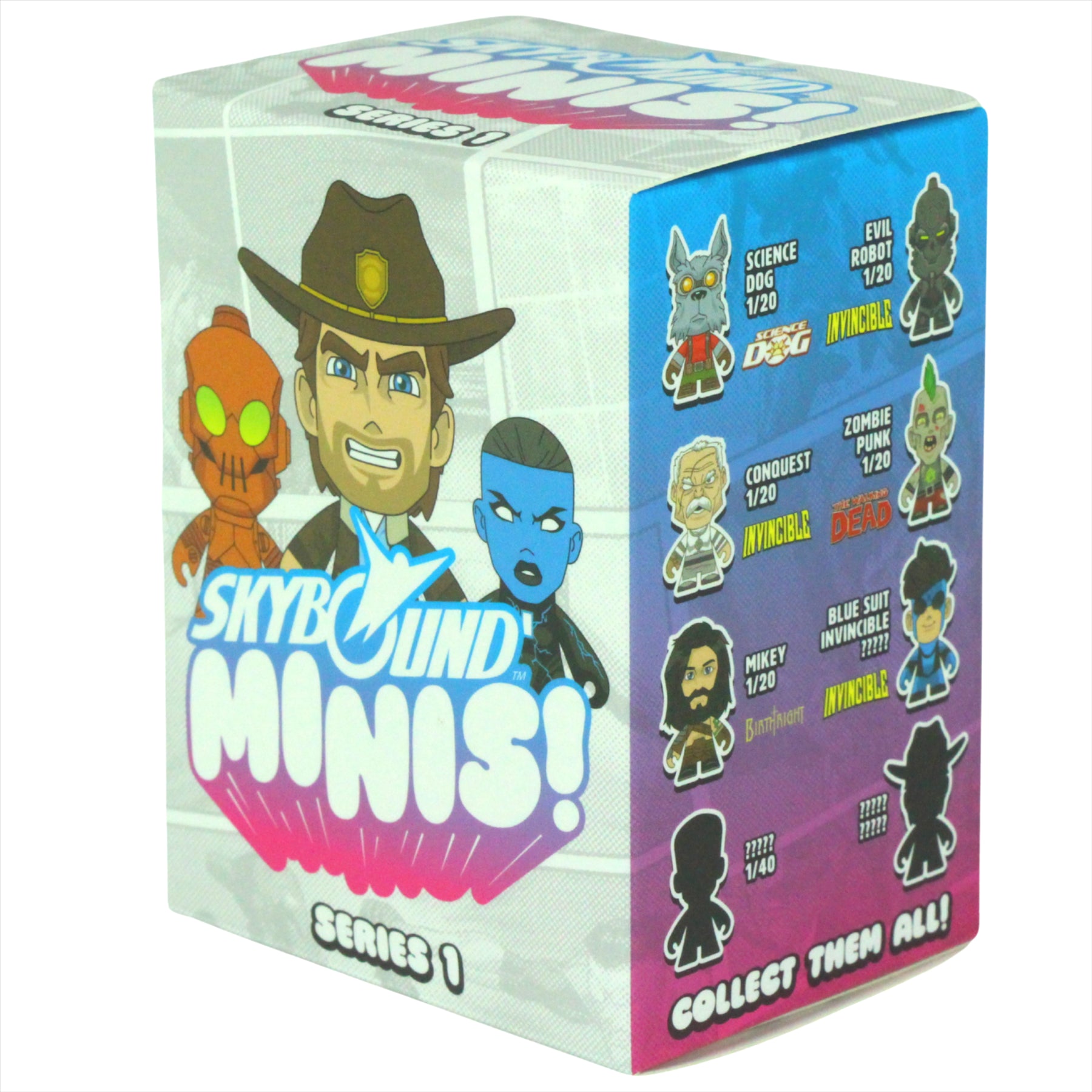 Skybound Minis Series 1 - Classic Collectors Set 3" 8cm Articulated Collectible Figure Sets - Mikey, Science Dog, Sacagawea, Zhia, and Kyle - Toptoys2u