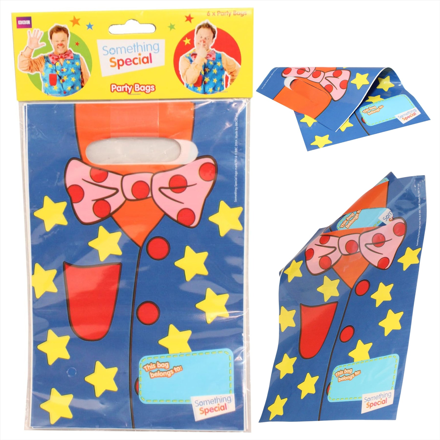 Something Special Mr Tumble Childrens Partyware - Pack of 6 Invites & Party Bags - Toptoys2u
