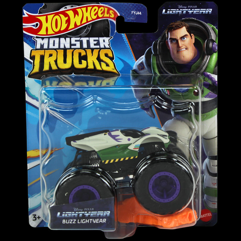 Hot Wheels Monster Trucks - 1:64 Scale Diecast - Hotweiler & Buzz lightyear - Twin Pack - Toptoys2u