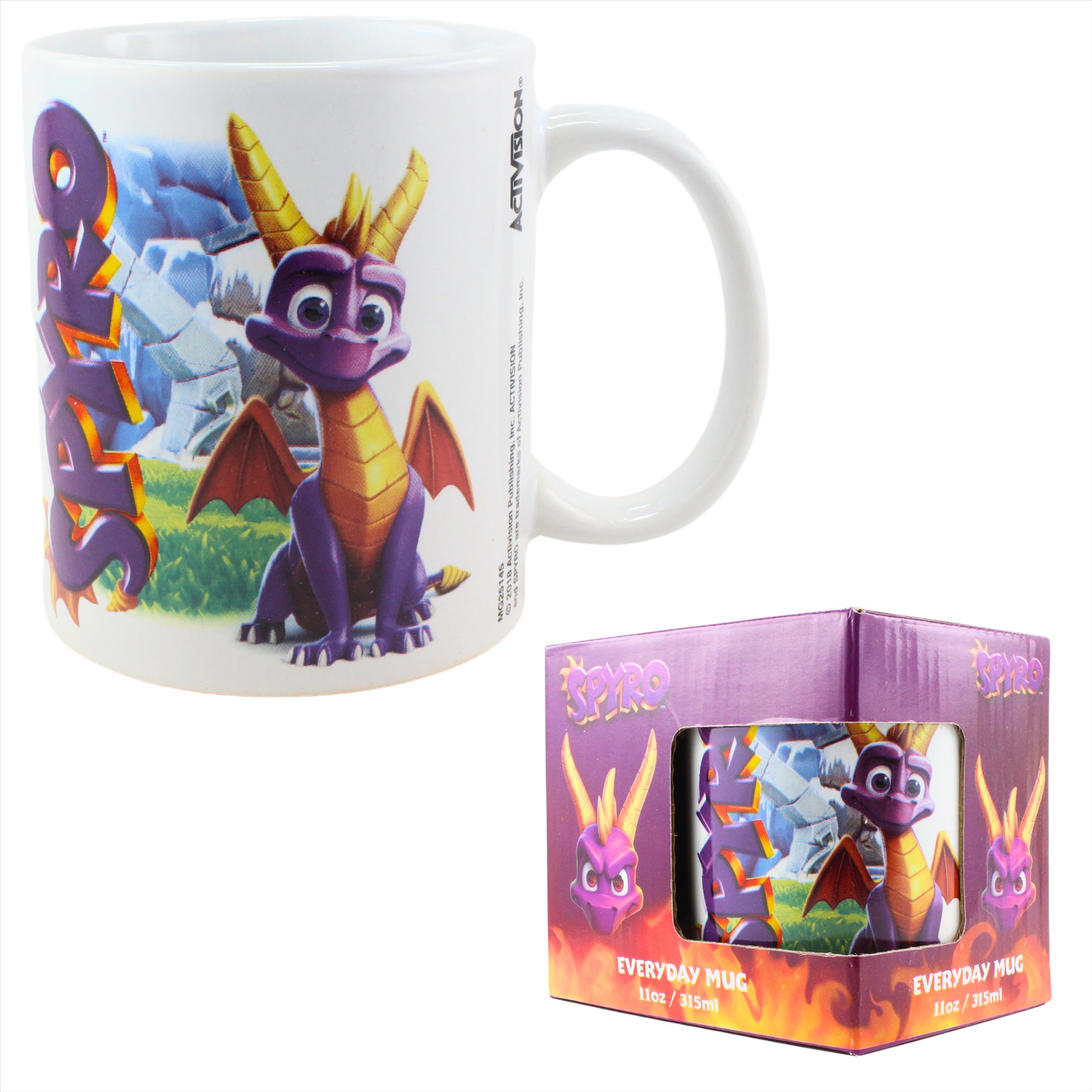 Spyro the Dragon Video Game 315ml Ceramic Coffee Mug - Good Dragon - Toptoys2u