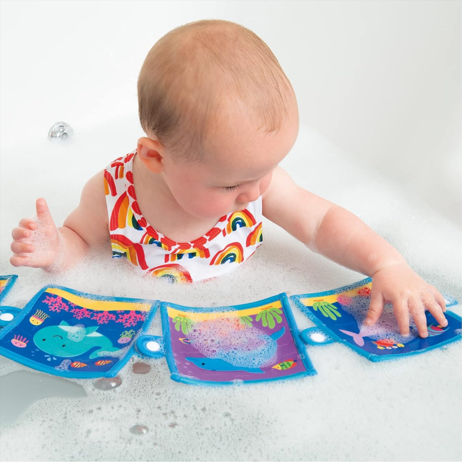 Galt Baby Pop Book Ocean Animal and Fish Bath Toy - Toptoys2u