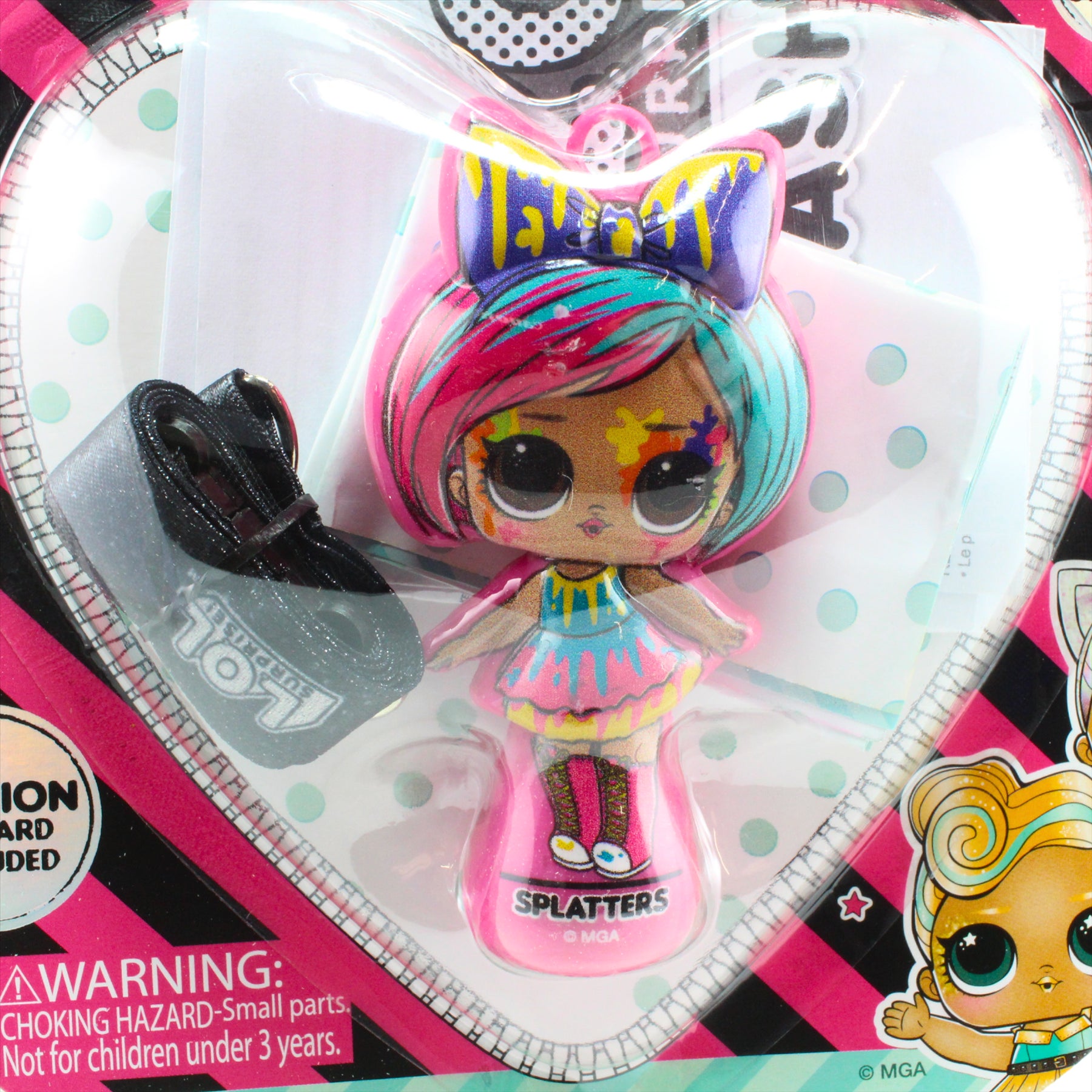 LOL Surprise! Flash'Eez Collectible Mini Splatters and Diva Light-Up Toy Figures with Lanyard Accessory - Twin Pack - Toptoys2u