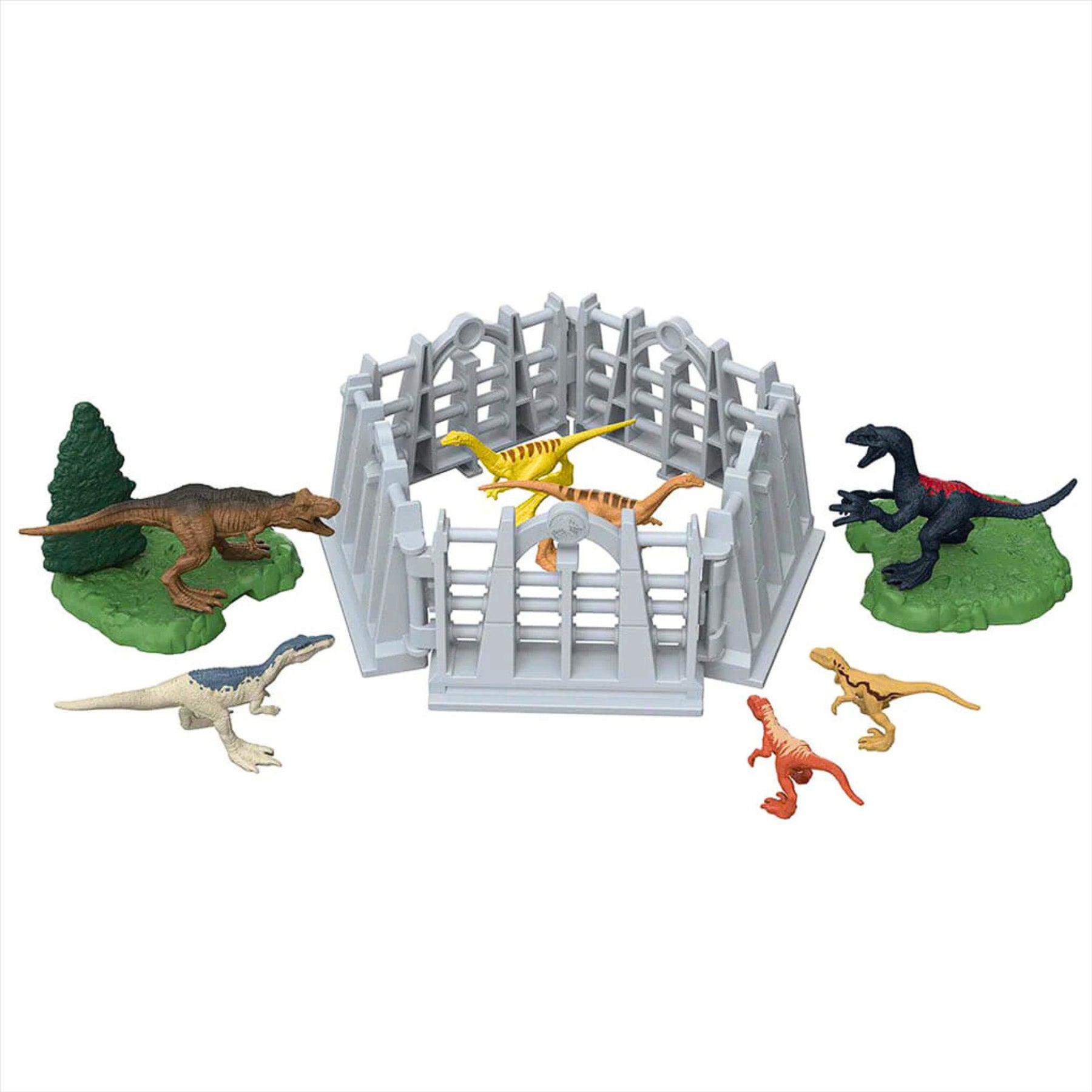 Jurassic World Dominion Minis - 15-Piece Miniature Dinosaur Toy Figure Playset - Toptoys2u