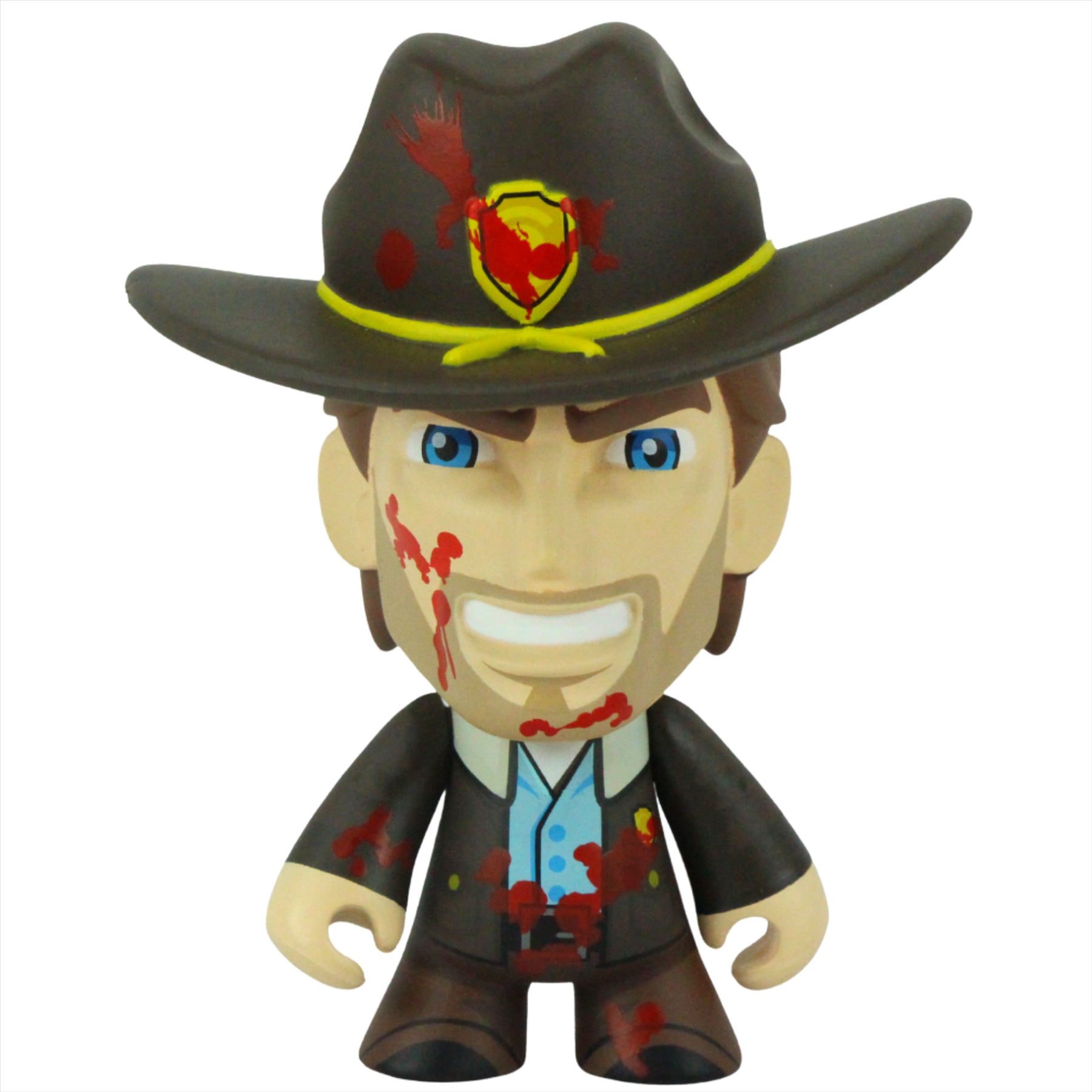 Skybound Minis Series 1 - Bloodied Rare Rick Grimes 3" 8cm Articulated Collectible Figure - Toptoys2u