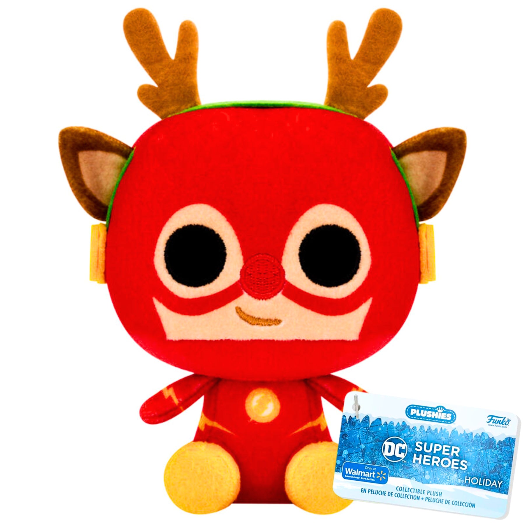 Funko POP! Plushies DC Super Heroes Holiday Flash 18cm Collectible Plush Toy - Toptoys2u