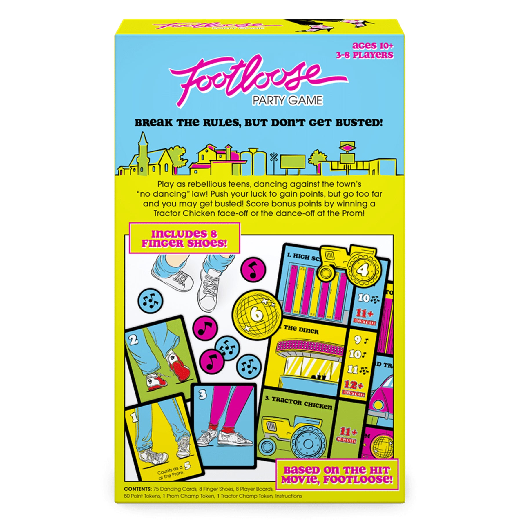 Funko Games Footloose Tabletop Party Game for 3-8 Players - Toptoys2u