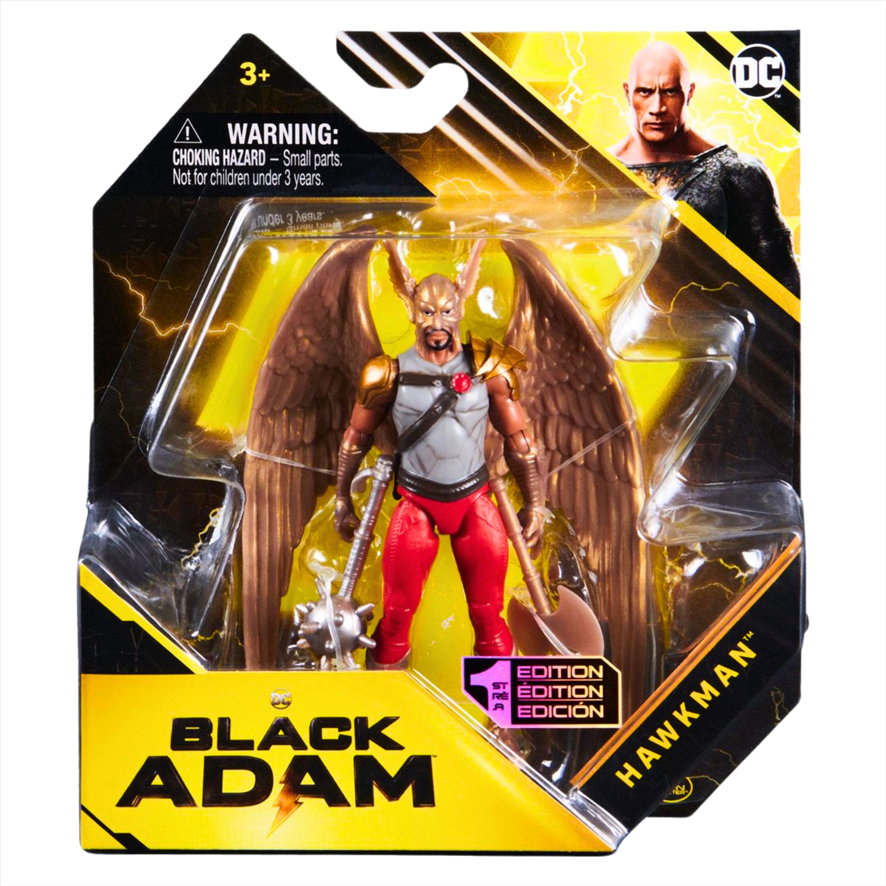 DC Comics Black Adam Movie Collectible Hawkman 10cm Articulated Action Figure with Accessories - Toptoys2u