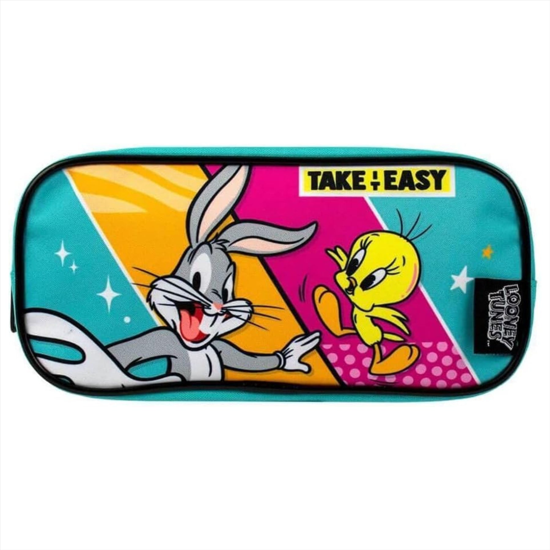 Looney Tunes Bugs Bunny and Tweety Pie School Pencil Case - Toptoys2u