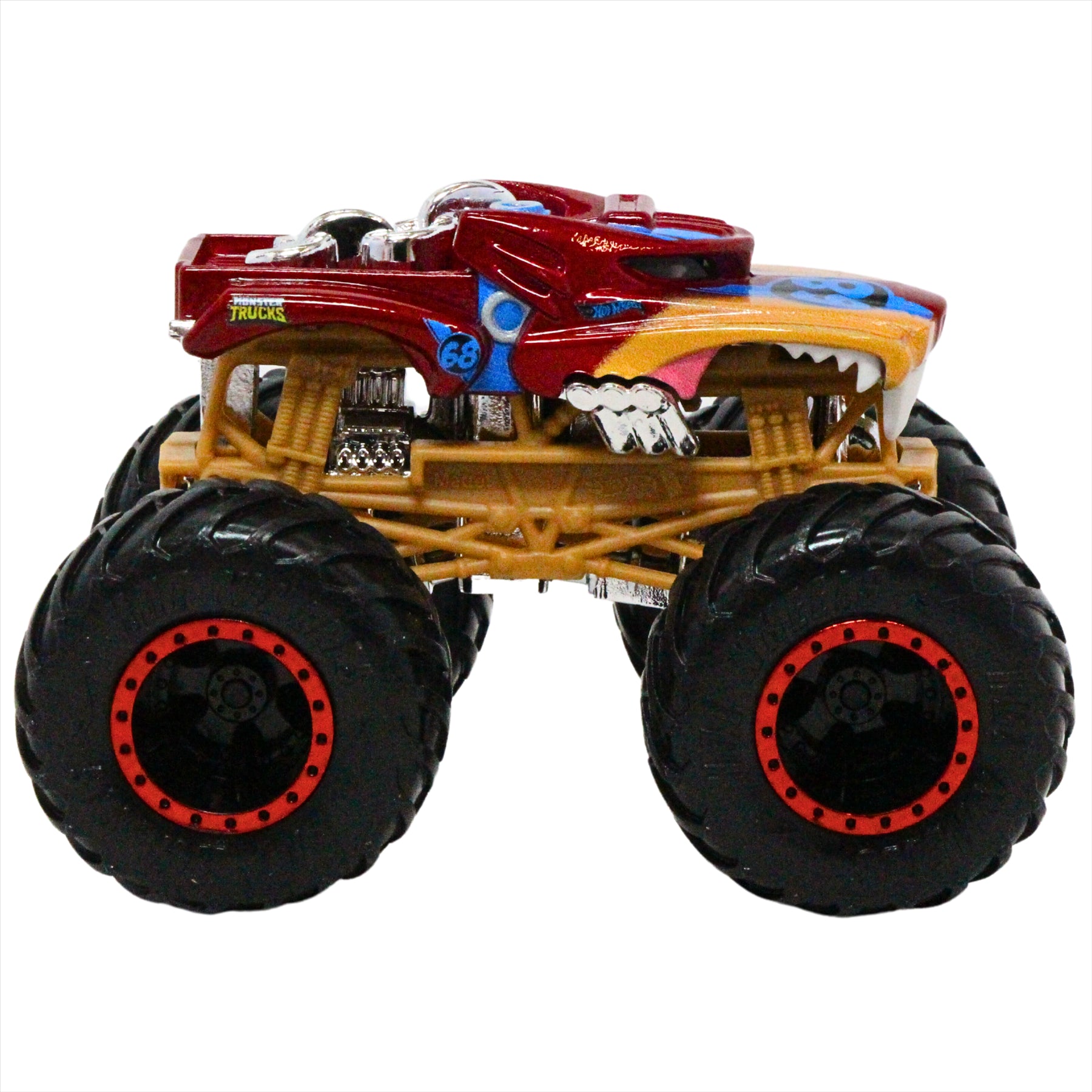 Hot Wheels Monster Trucks 2023 1:64 Scale Beast Bashers 4/7 Hotweiler - Toptoys2u